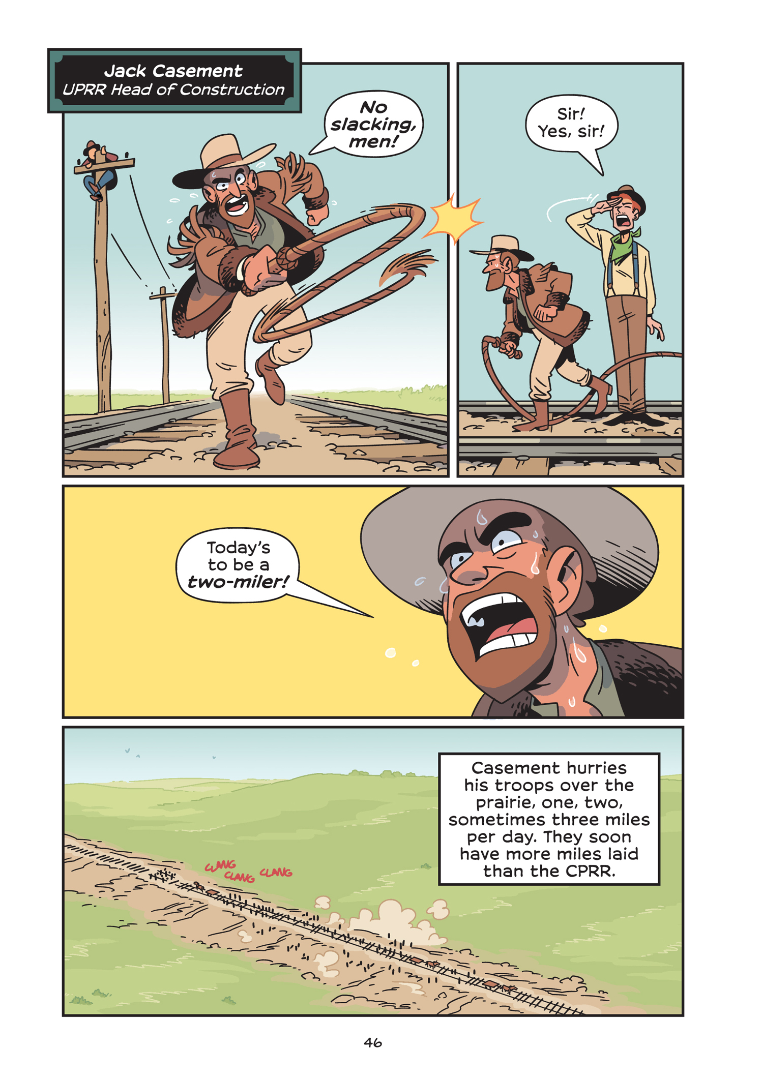 Read online History Comics comic -  Issue # The Transcontinental Railroad - 55