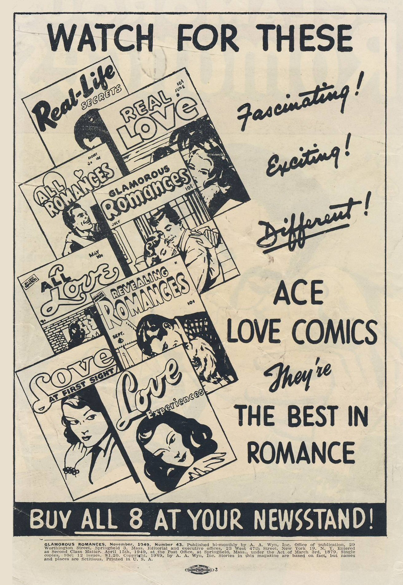 Read online Glamorous Romances comic -  Issue #43 - 2
