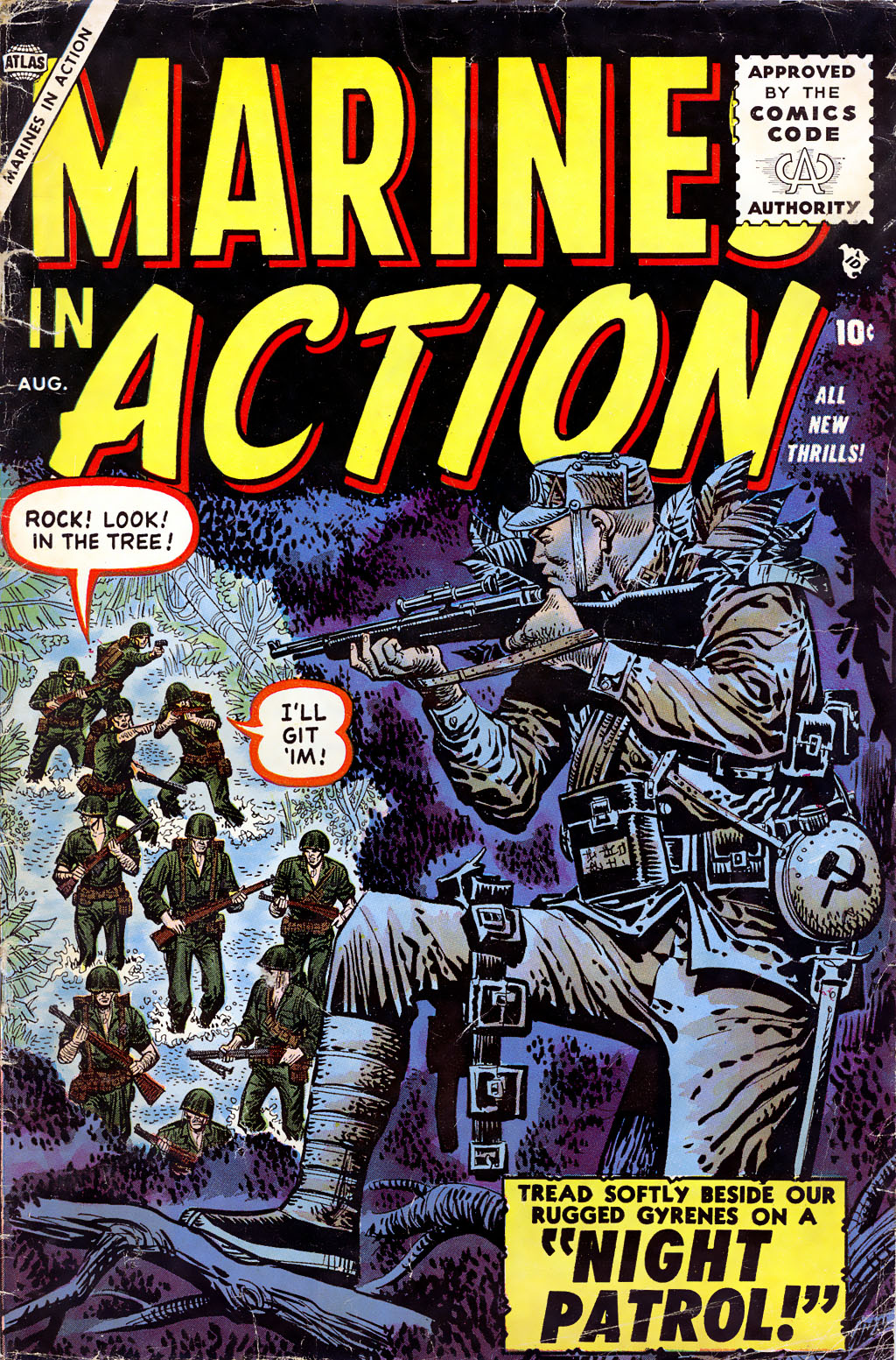 Read online Marines in Action comic -  Issue #2 - 1