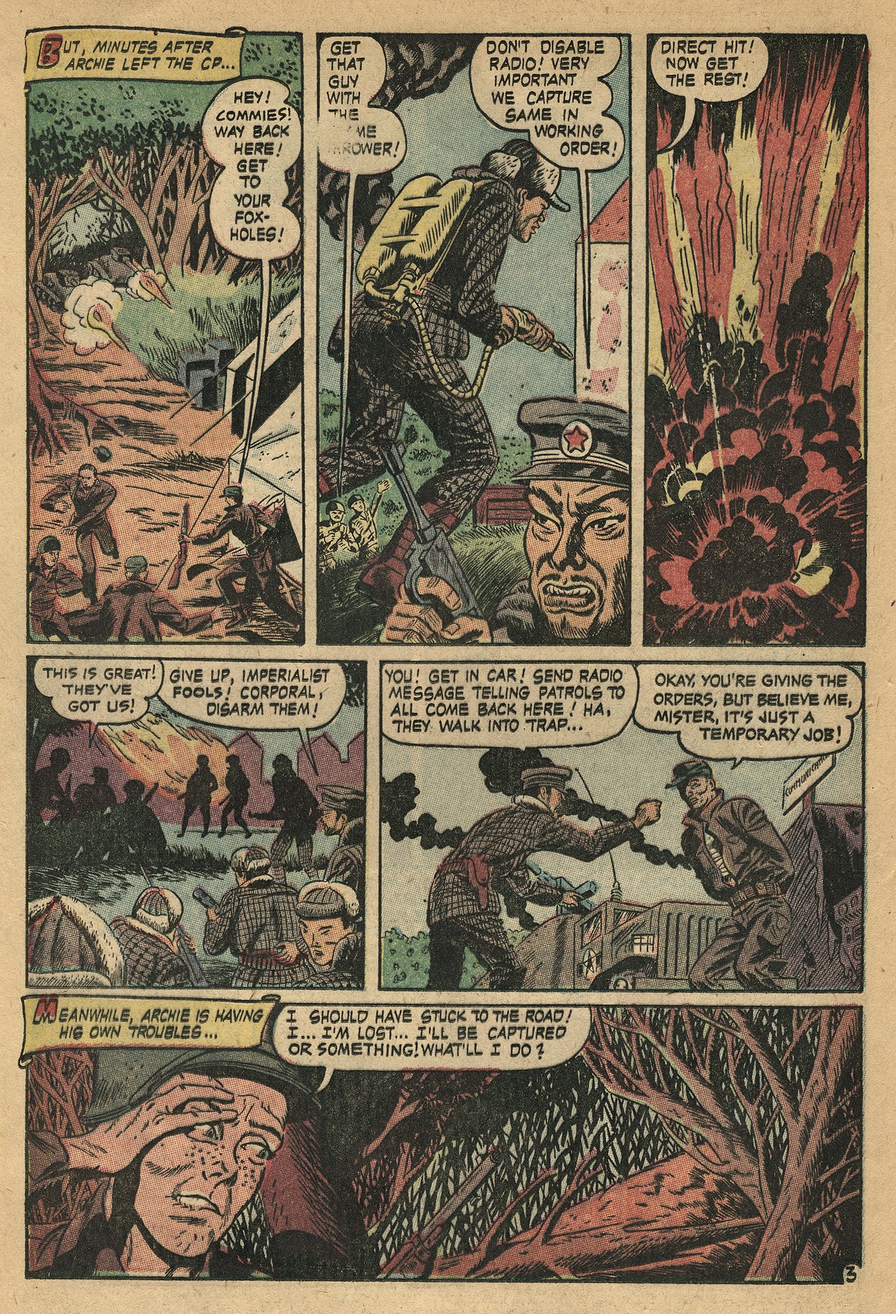 Read online Men in Action (1957) comic -  Issue #4 - 22