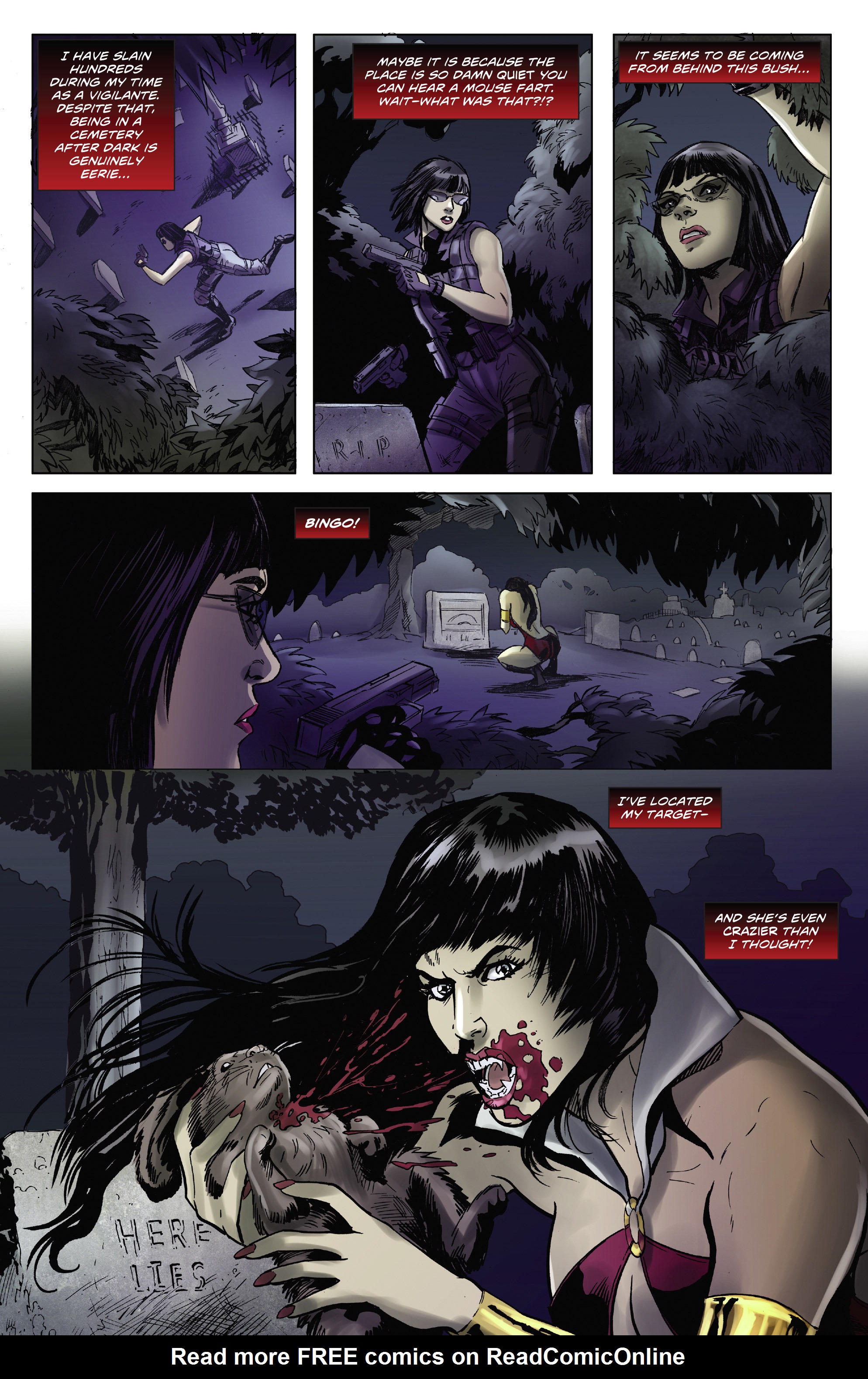 Read online Swords of Sorrow: Vampirella & Jennifer Blood comic -  Issue #3 - 8