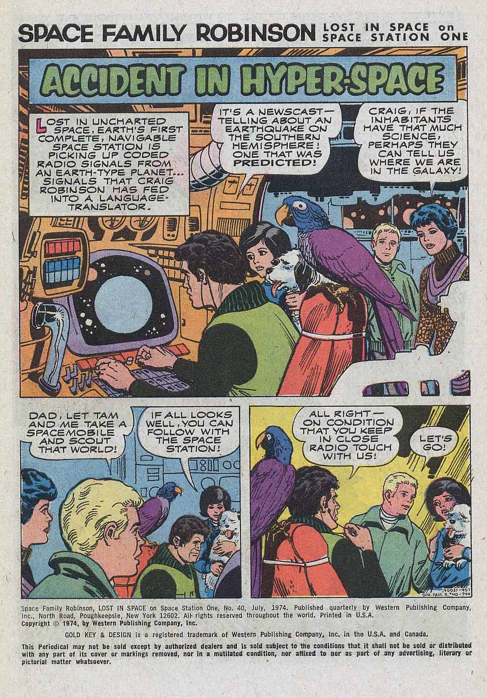 Read online Space Family Robinson comic -  Issue #40 - 3