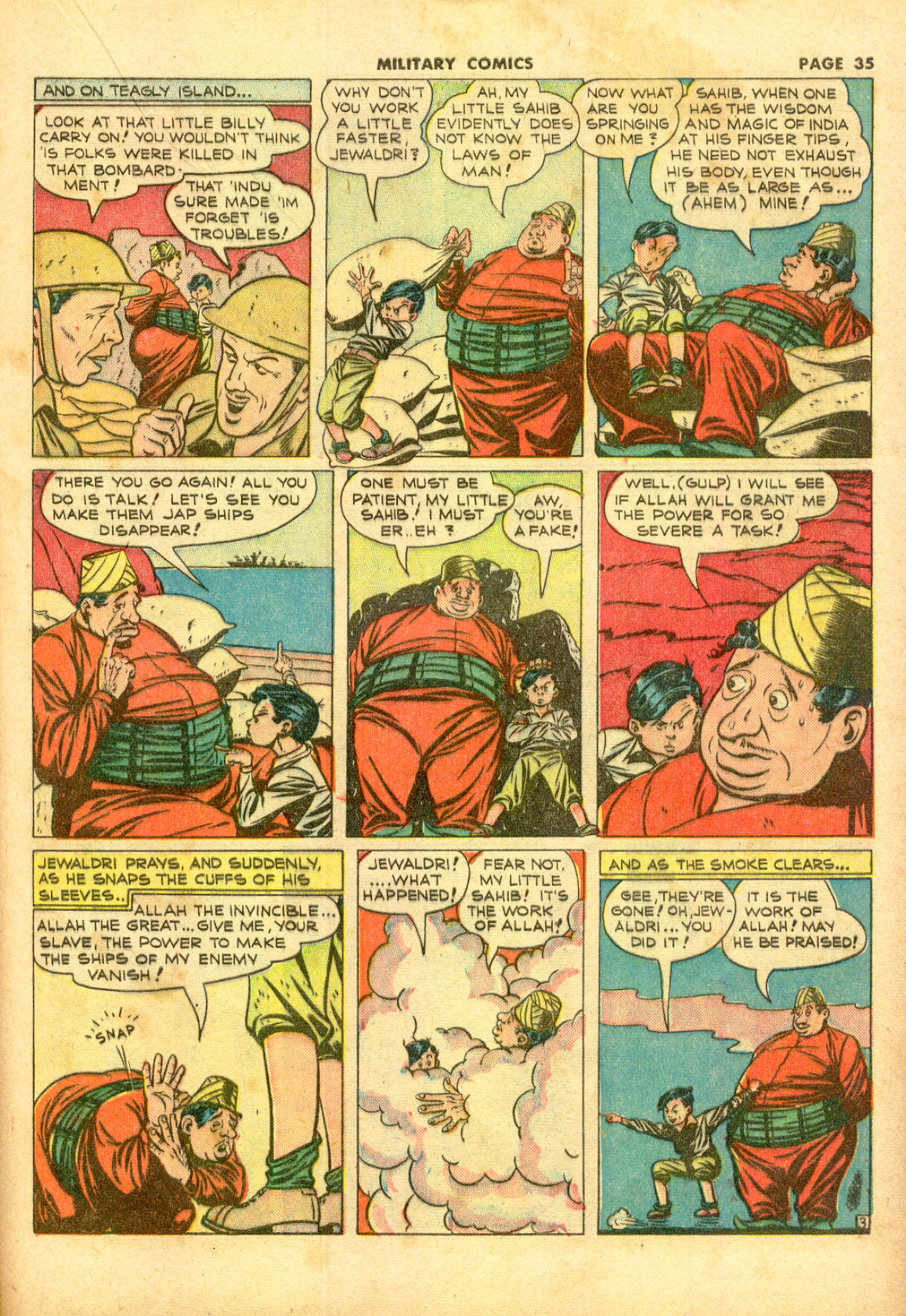 Read online Military Comics comic -  Issue #11 - 37