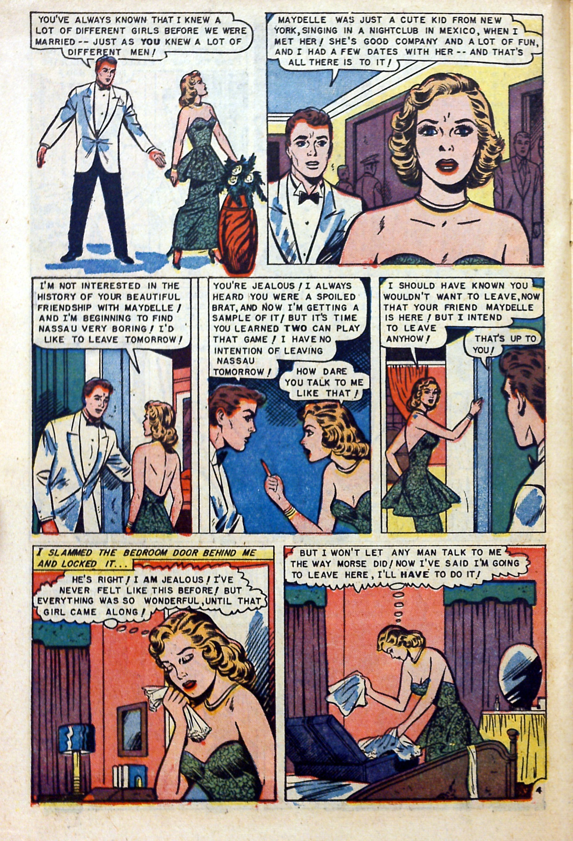 Read online Glamorous Romances comic -  Issue #62 - 22