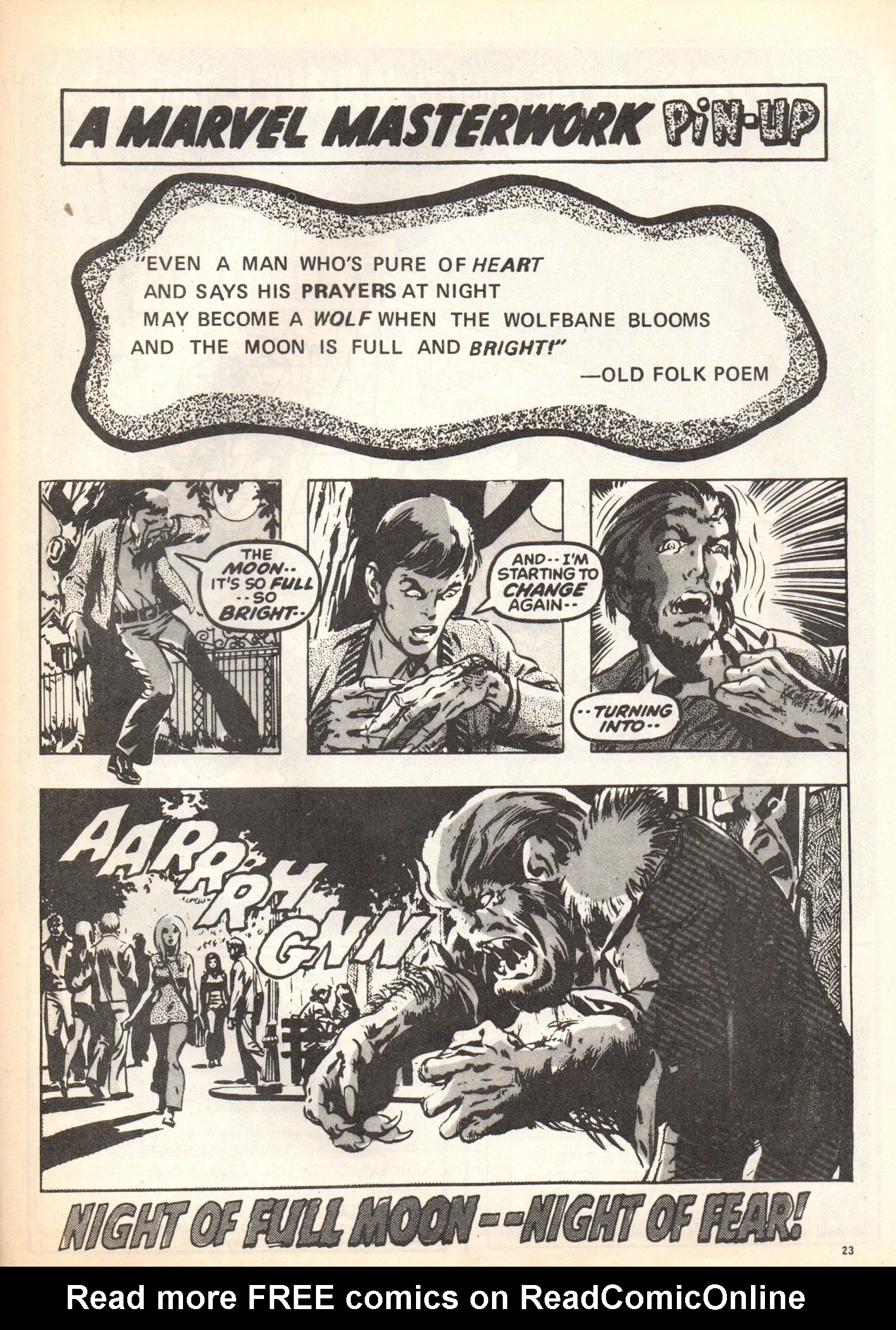 Read online Dracula Lives (1974) comic -  Issue #4 - 23