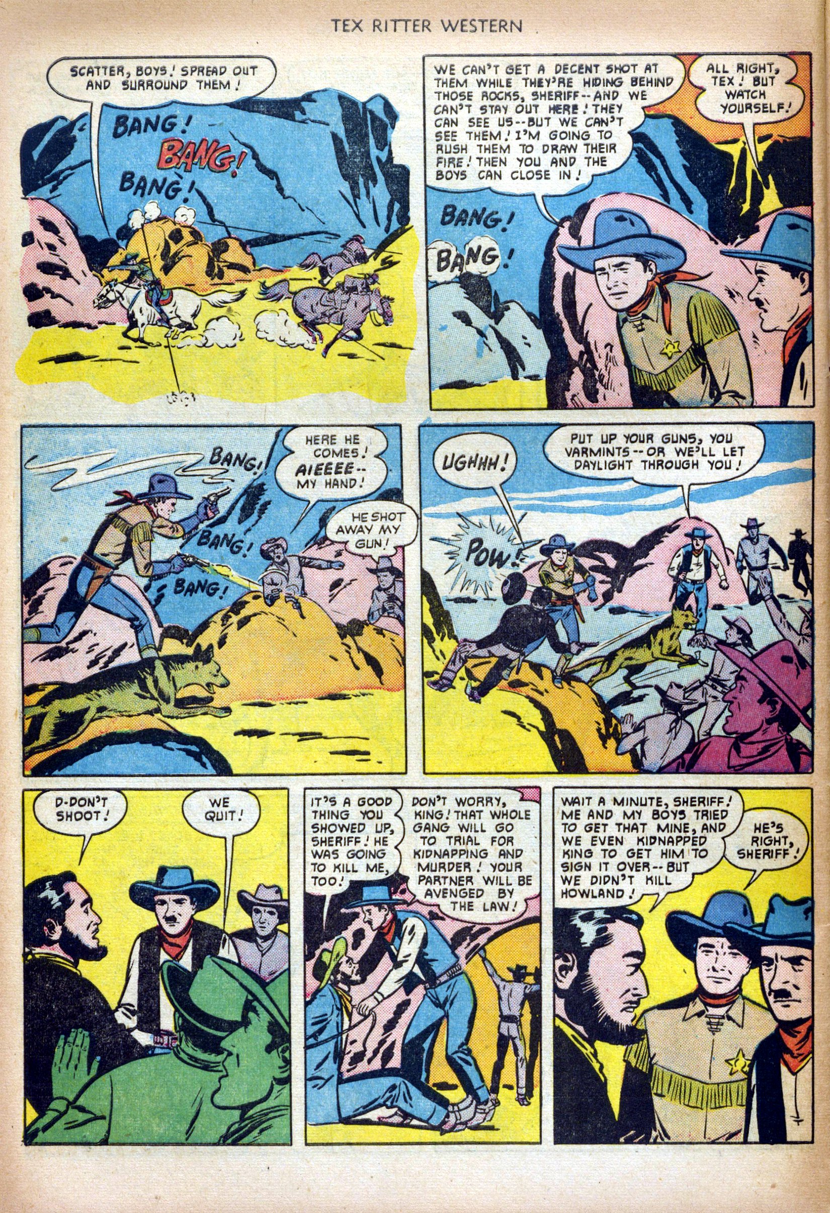 Read online Tex Ritter Western comic -  Issue #5 - 32