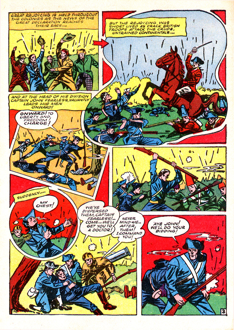 Read online Captain Fearless comic -  Issue #1 - 5
