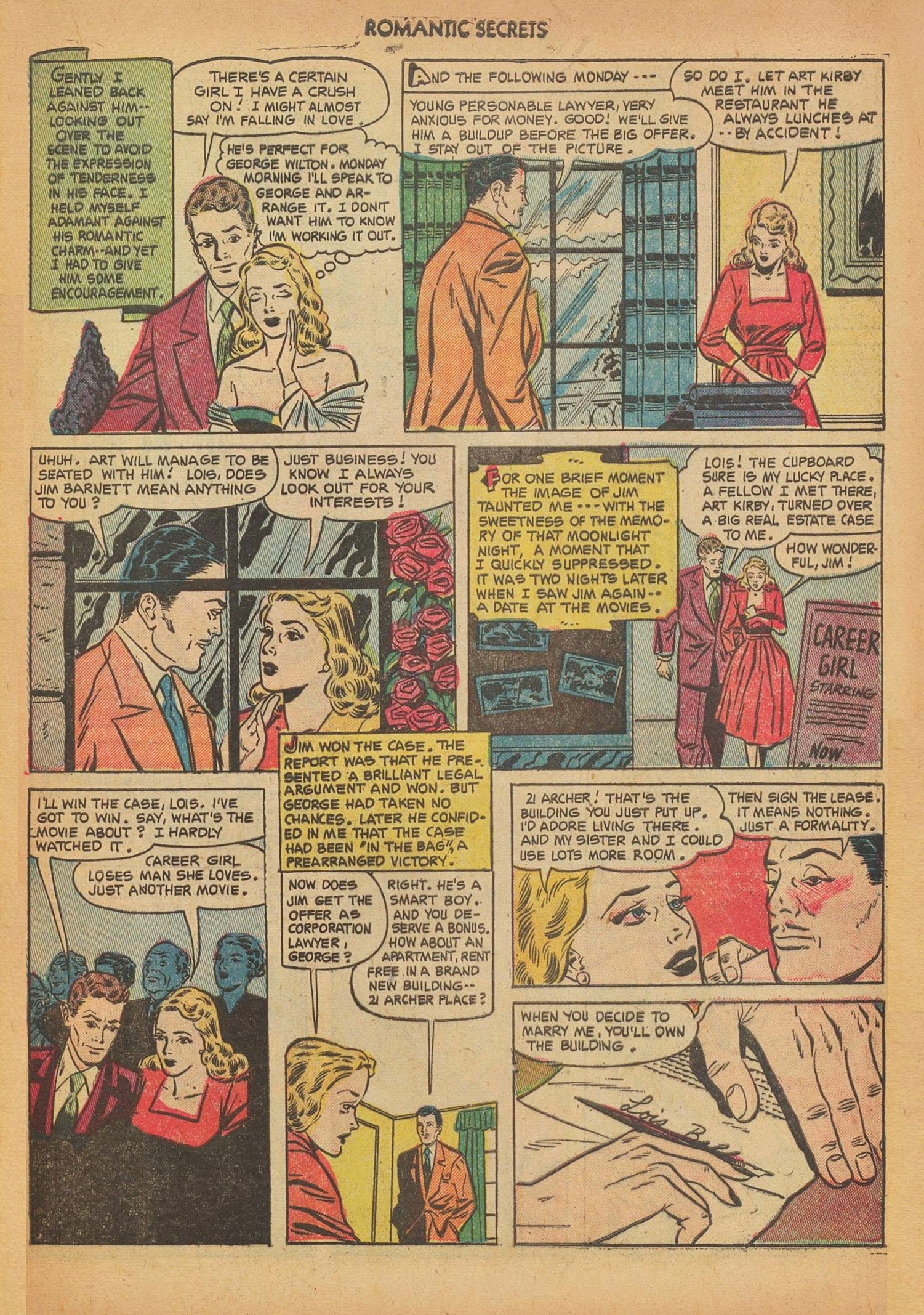 Read online Romantic Secrets comic -  Issue #35 - 17