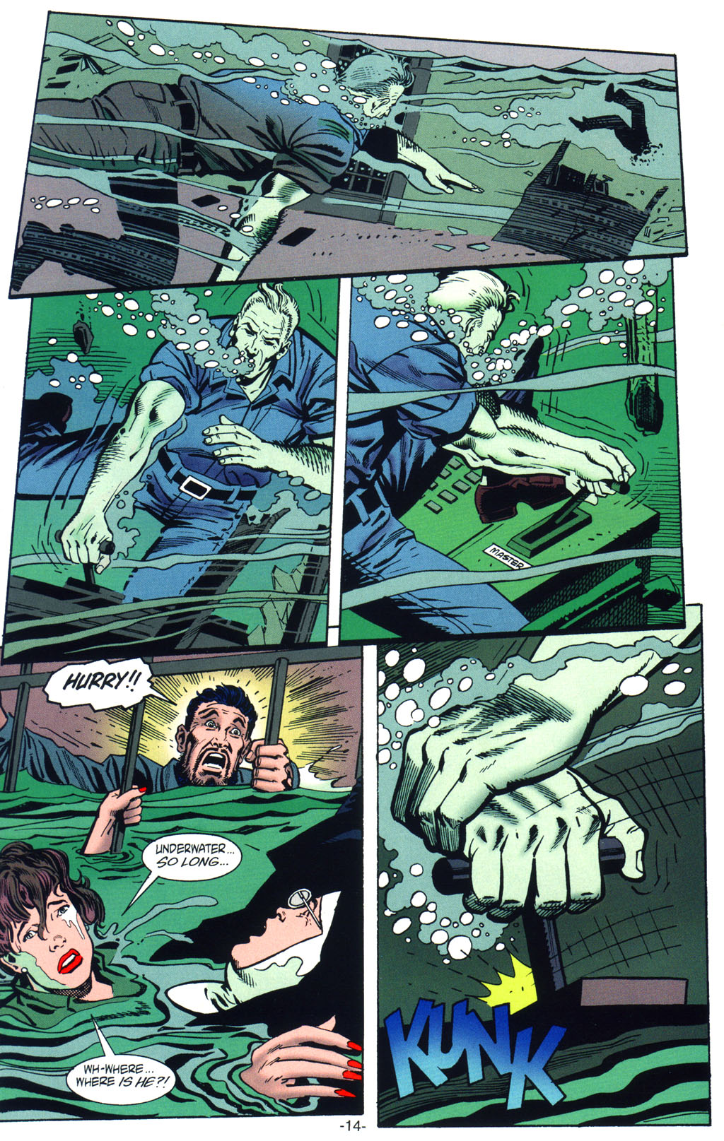 Read online Batman: Cataclysm comic -  Issue #9 - 16