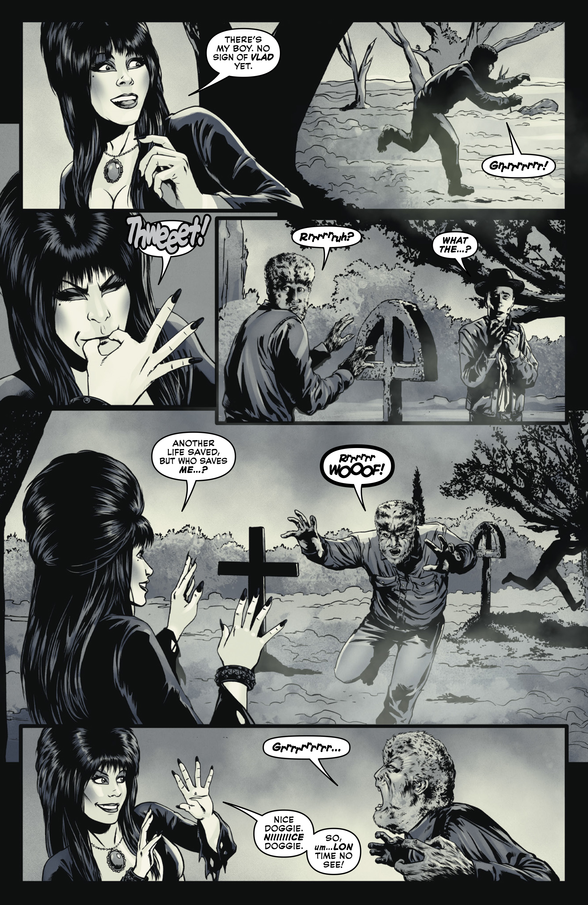 Read online Elvira in Monsterland comic -  Issue #3 - 9