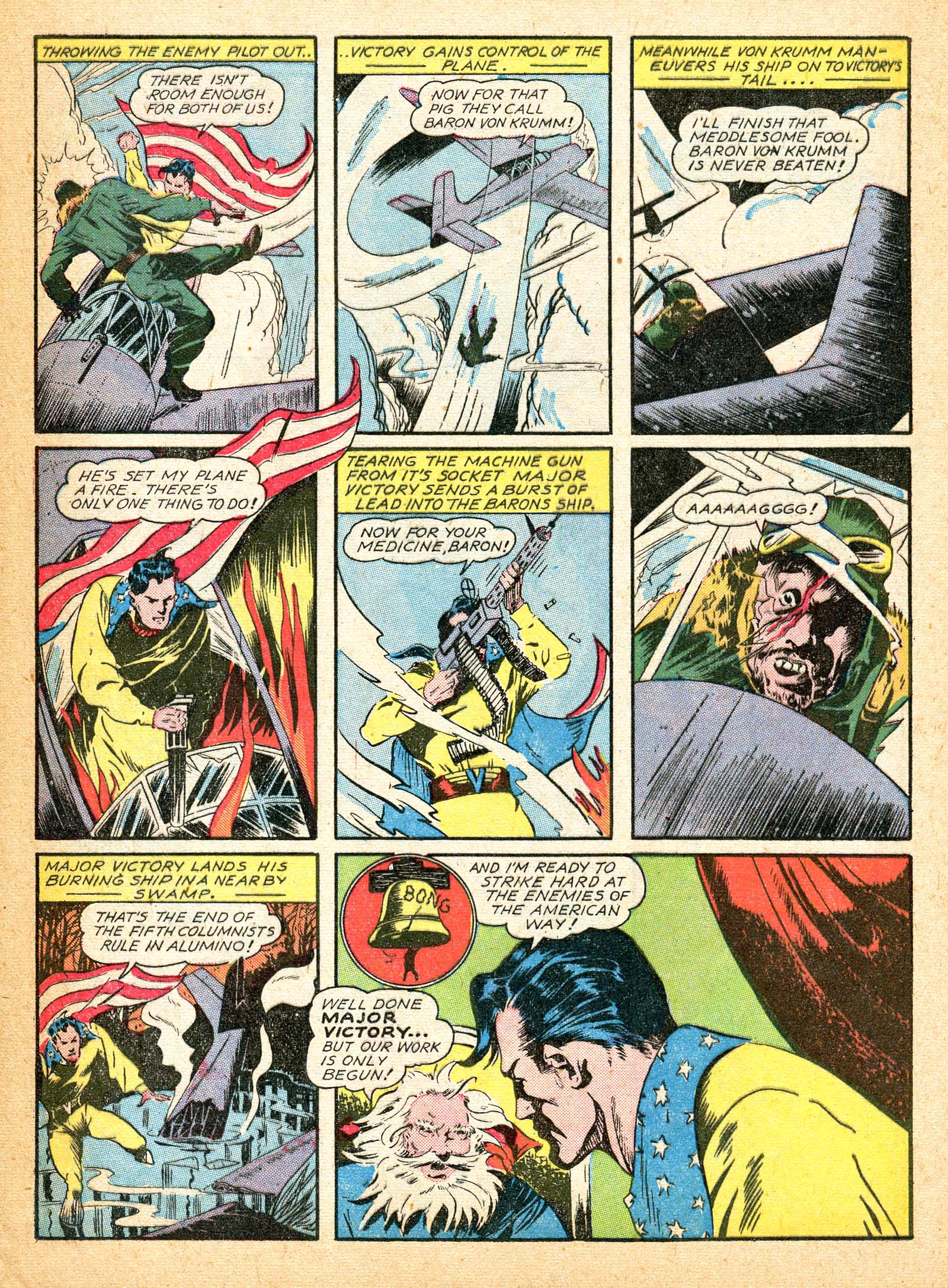 Read online Major Victory Comics comic -  Issue #1 - 10