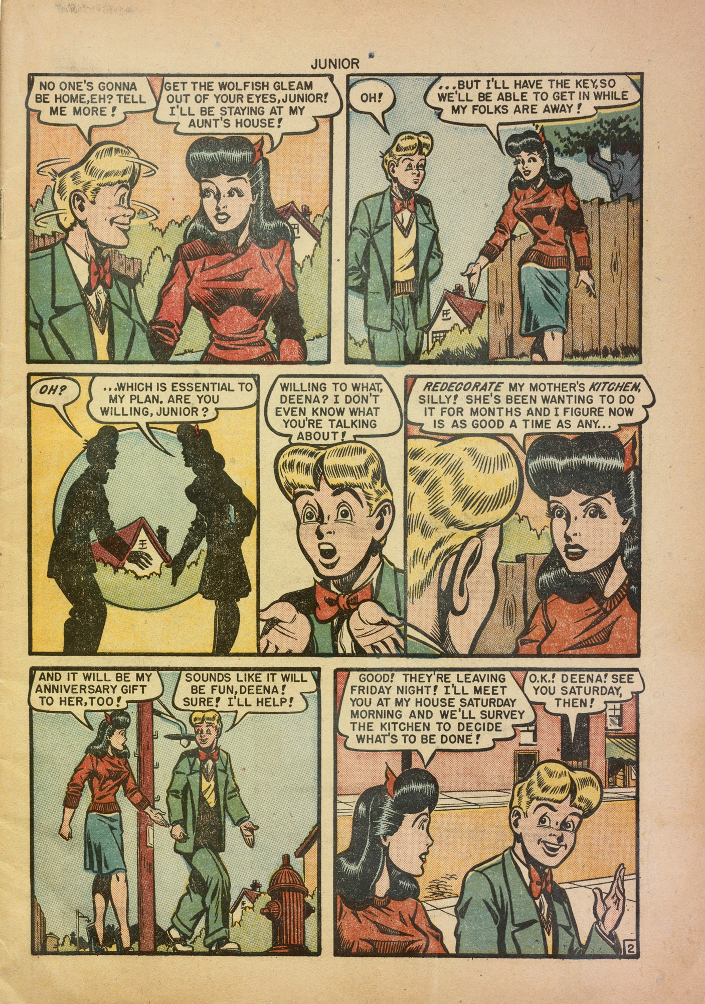 Read online Junior (1947) comic -  Issue #12 - 3