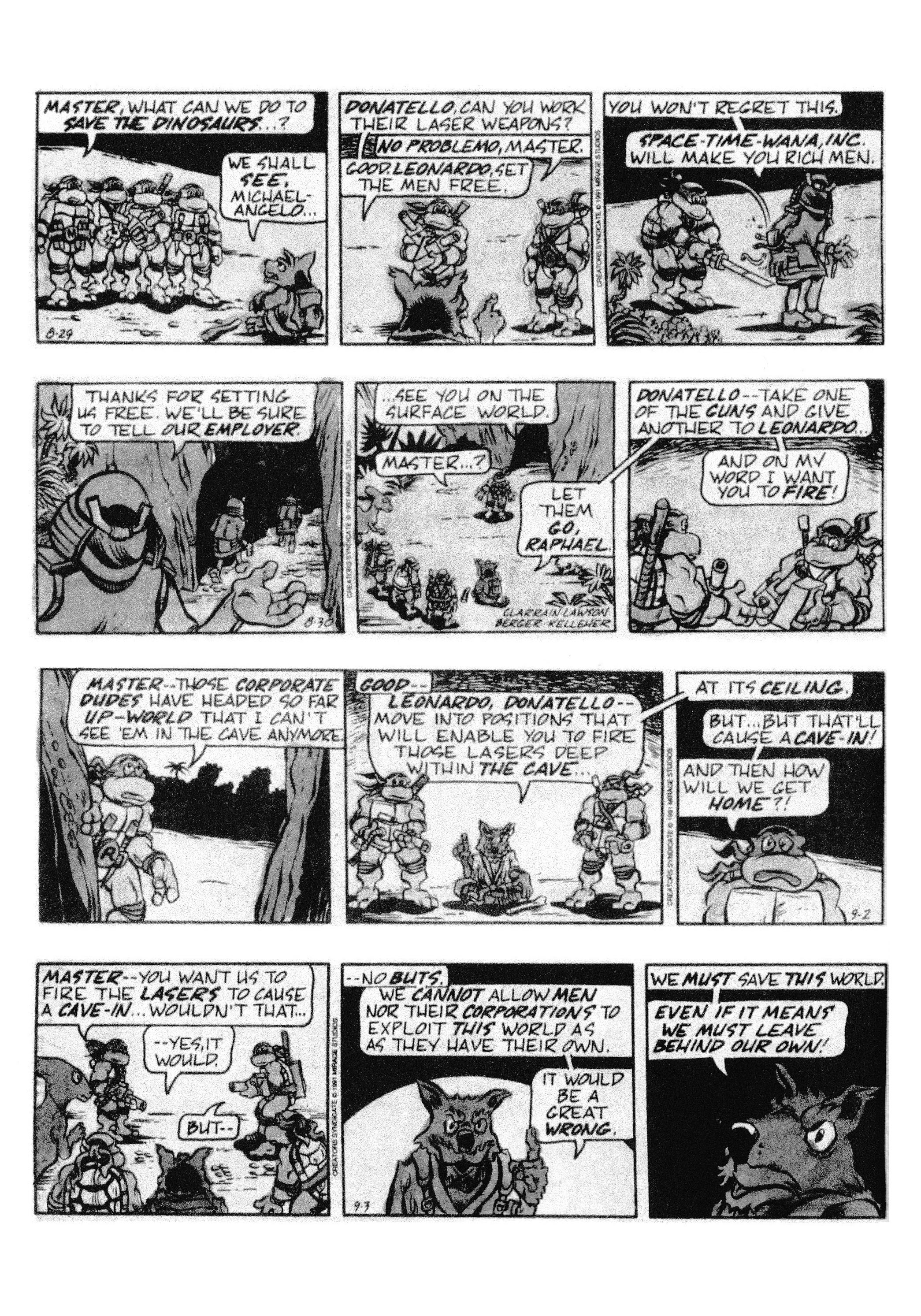 Read online Teenage Mutant Ninja Turtles: Complete Newspaper Daily Comic Strip Collection comic -  Issue # TPB 2 (Part 1) - 60