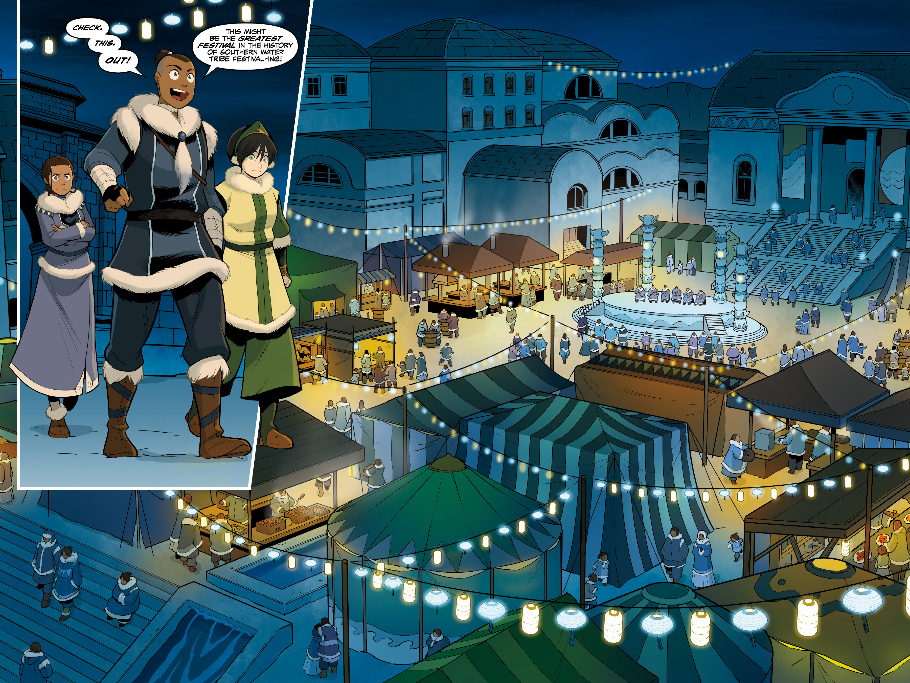 Read online Nickelodeon Avatar: The Last Airbender - North and South comic -  Issue #2 - 18
