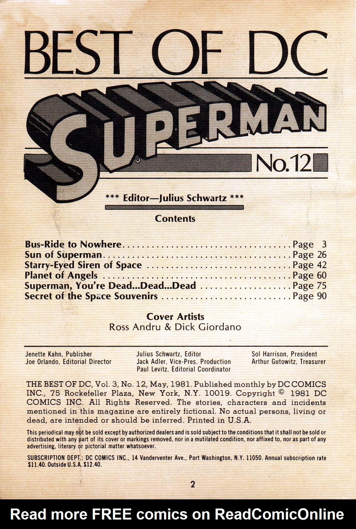 Read online The Best of DC comic -  Issue #12 - 2