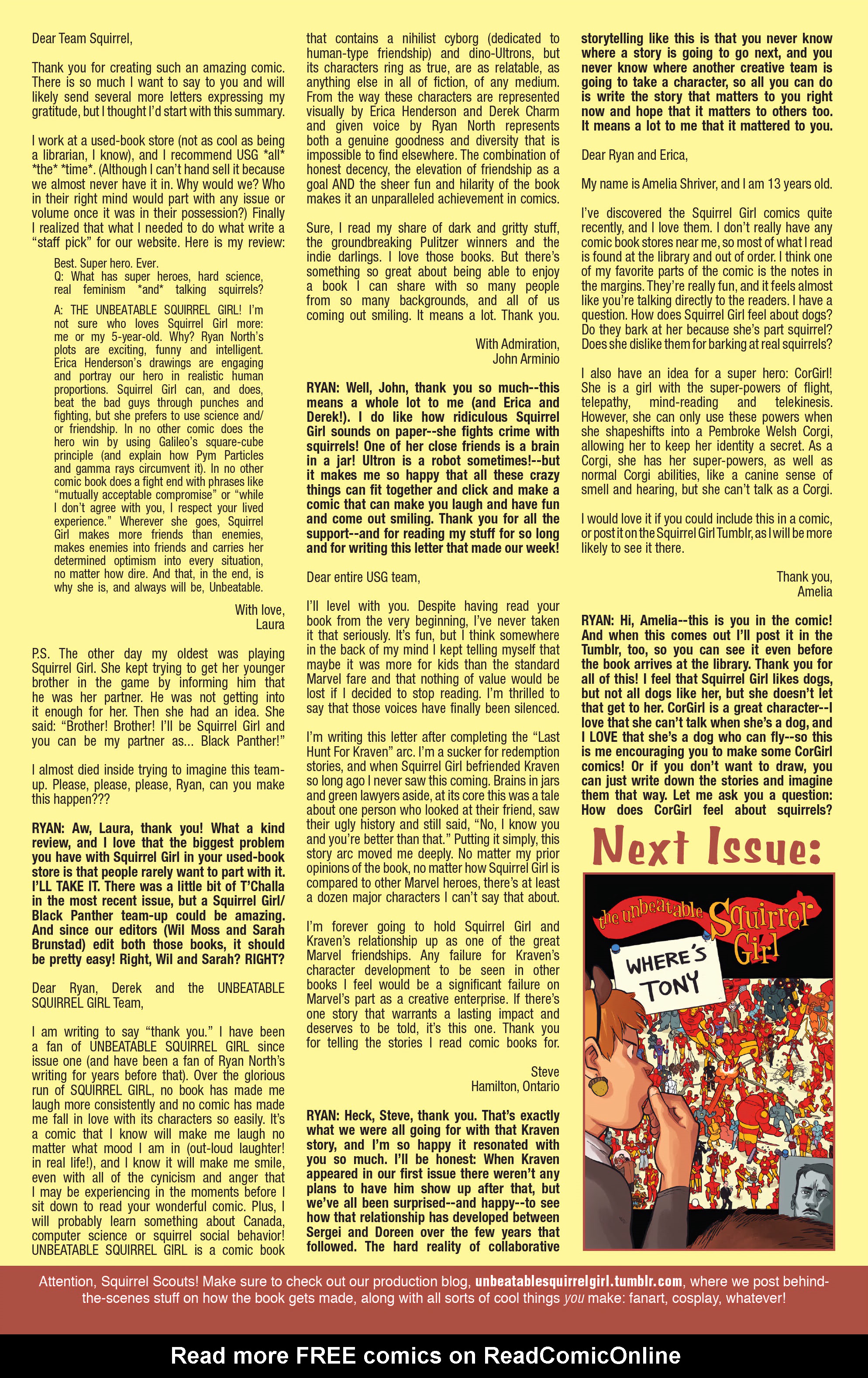 Read online The Unbeatable Squirrel Girl Omnibus comic -  Issue # TPB (Part 13) - 74