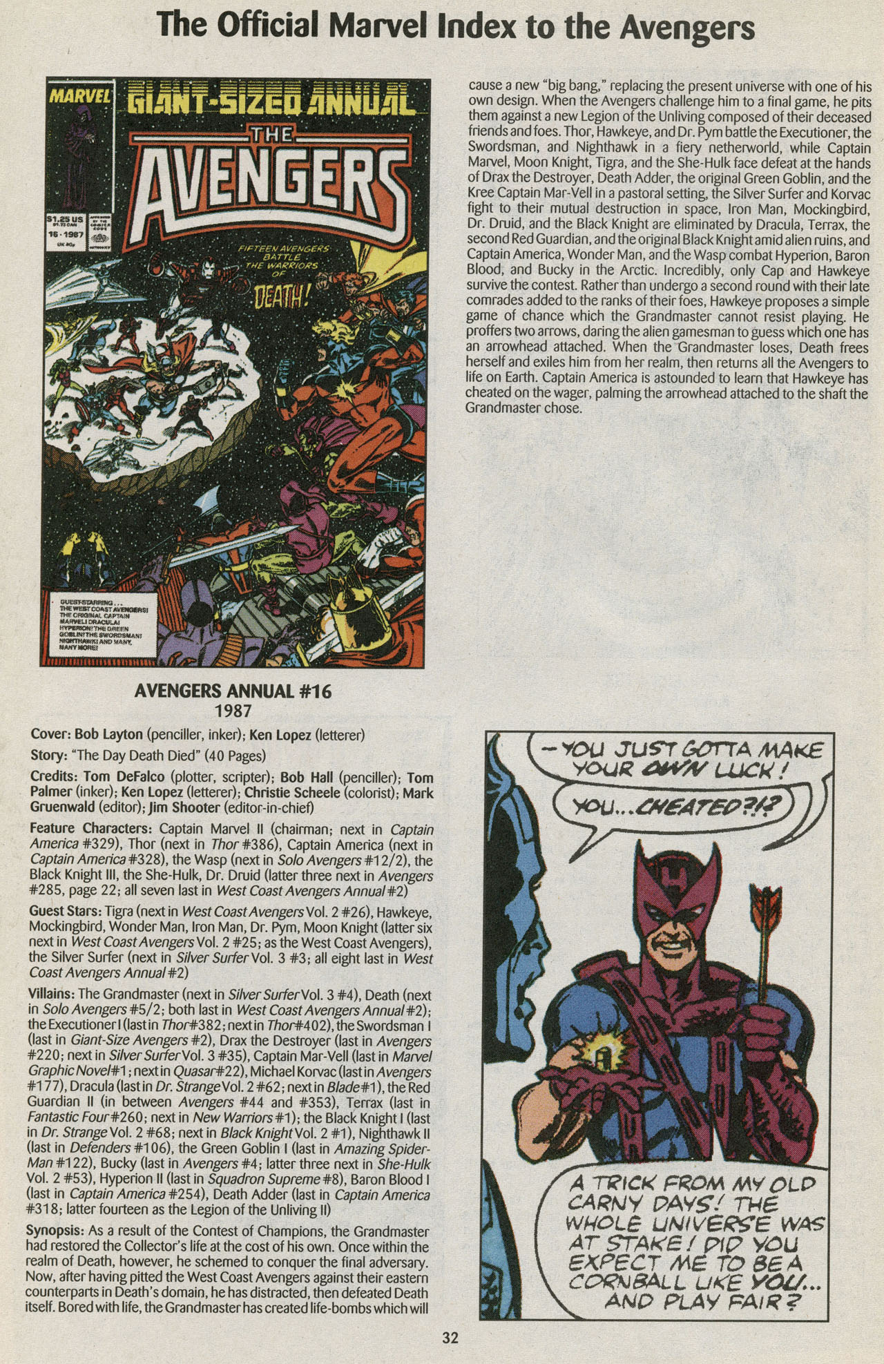 Read online The Official Marvel Index to the Avengers comic -  Issue #5 - 34