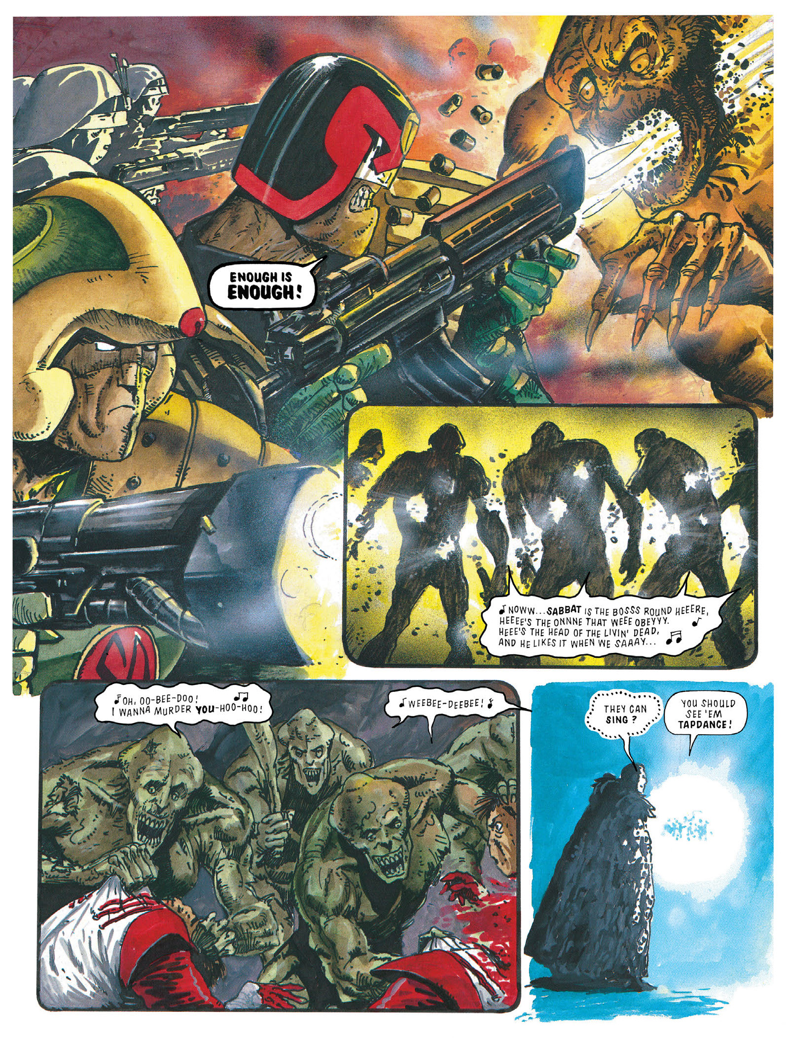 Read online Essential Judge Dredd: Judgement Day comic -  Issue # TPB - 120