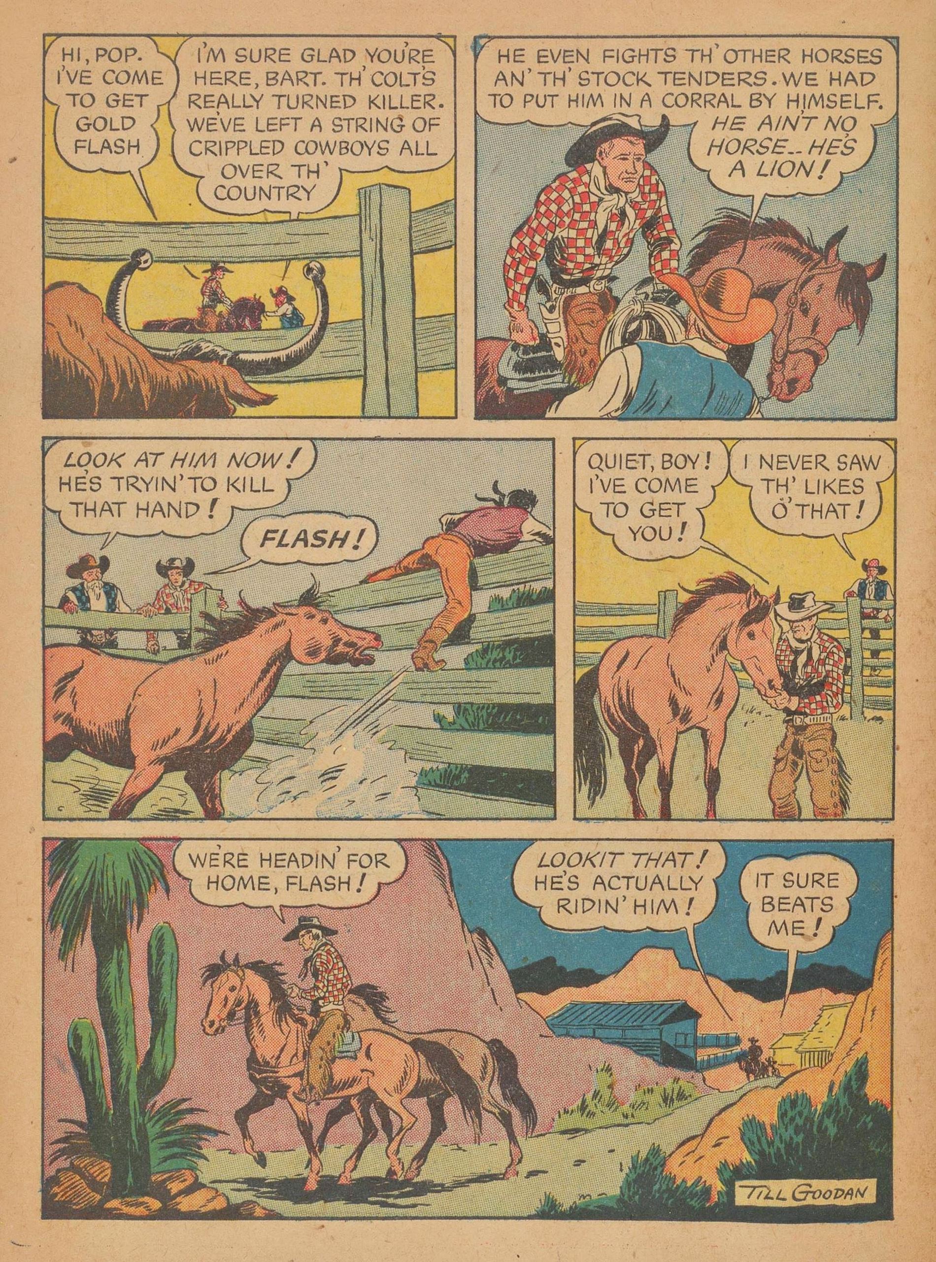Read online Gene Autry Comics comic -  Issue #9 - 66
