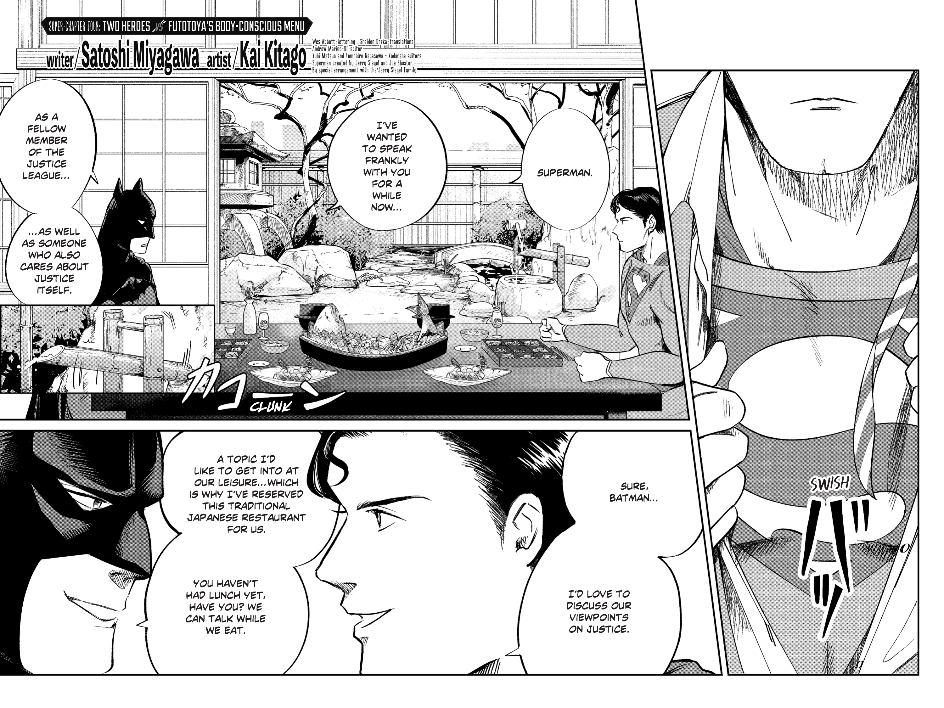 Read online Superman vs. Meshi comic -  Issue #4 - 4