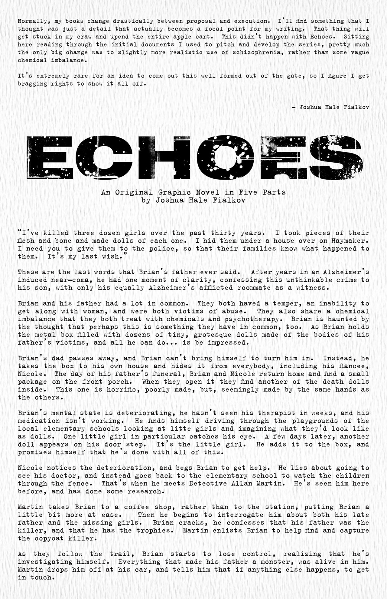 Read online Echoes comic -  Issue # TPB - 136