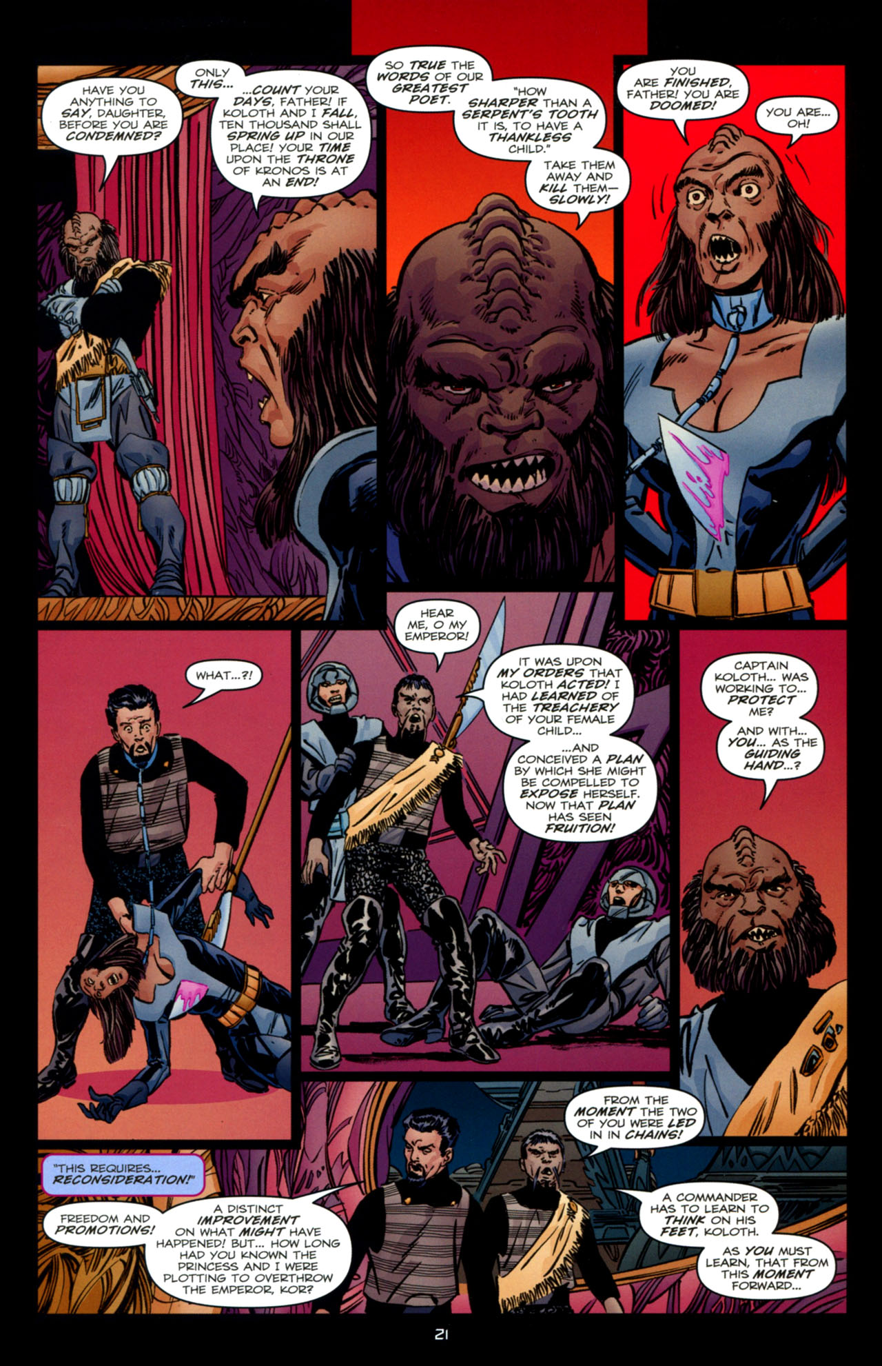 Read online Star Trek: Romulans Schism comic -  Issue #3 - 21