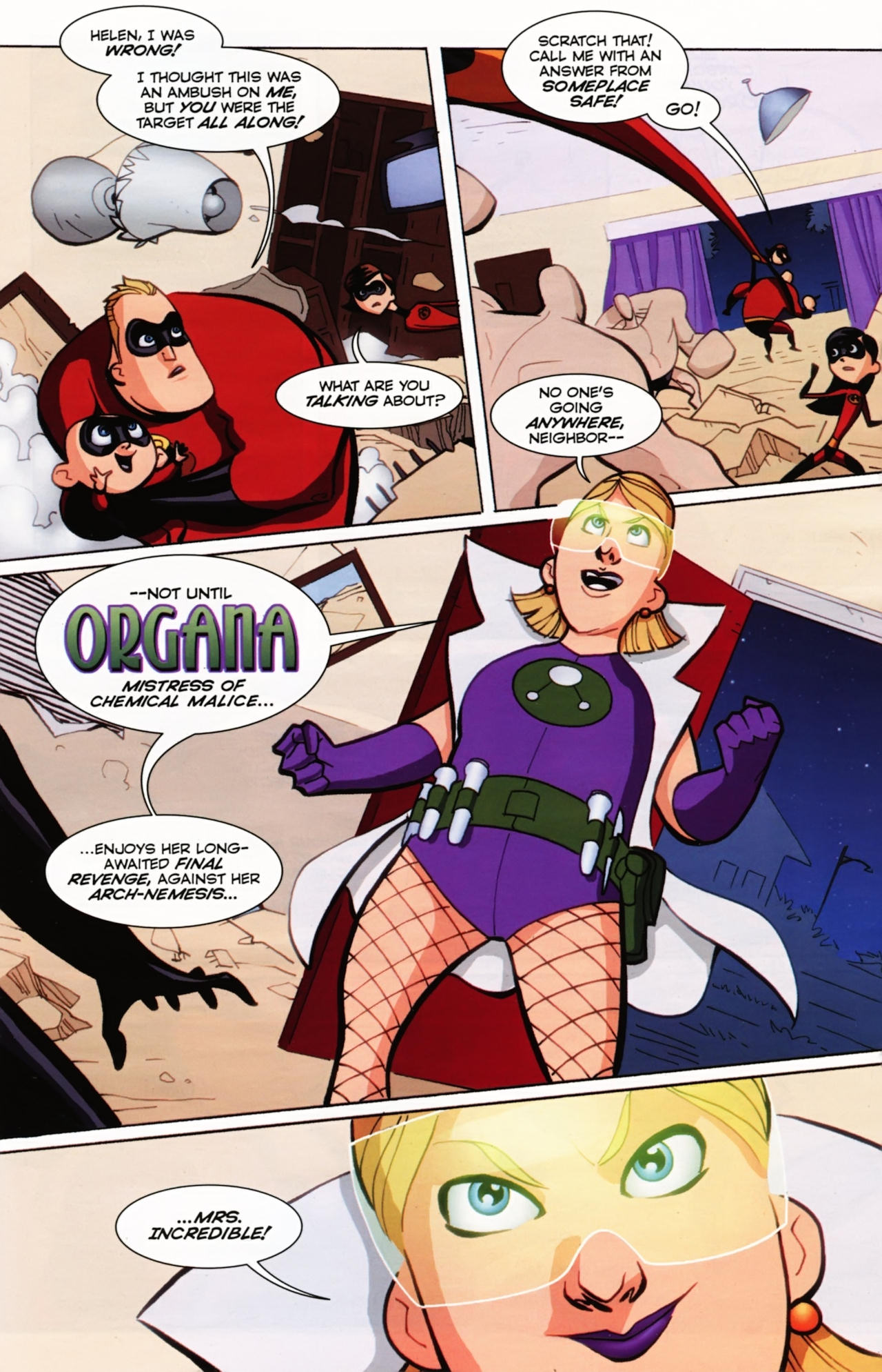 Read online The Incredibles: Family Matters comic -  Issue #4 - 7