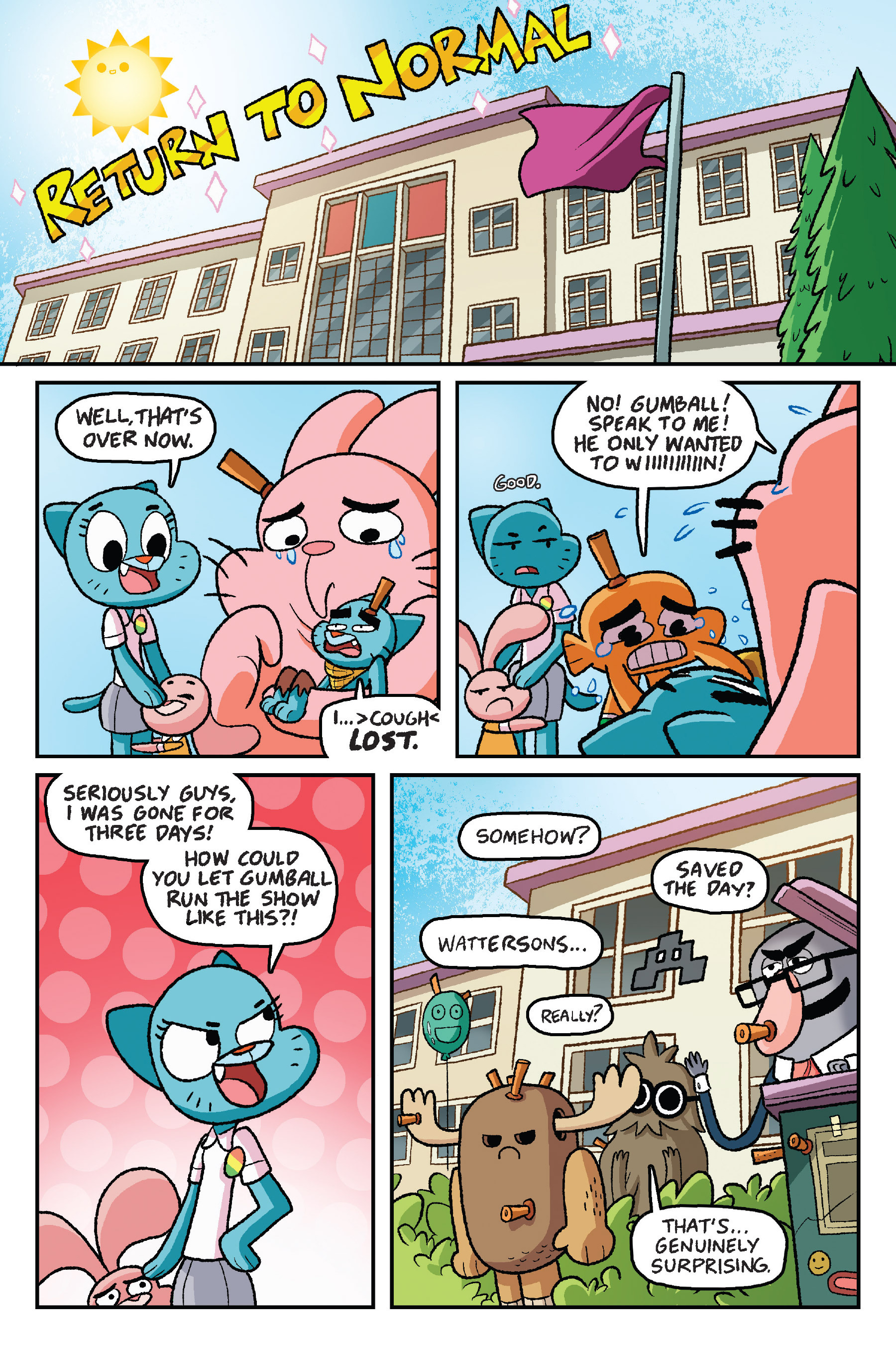 Read online The Amazing World of Gumball: Fairy Tale Trouble comic -  Issue # Full - 158