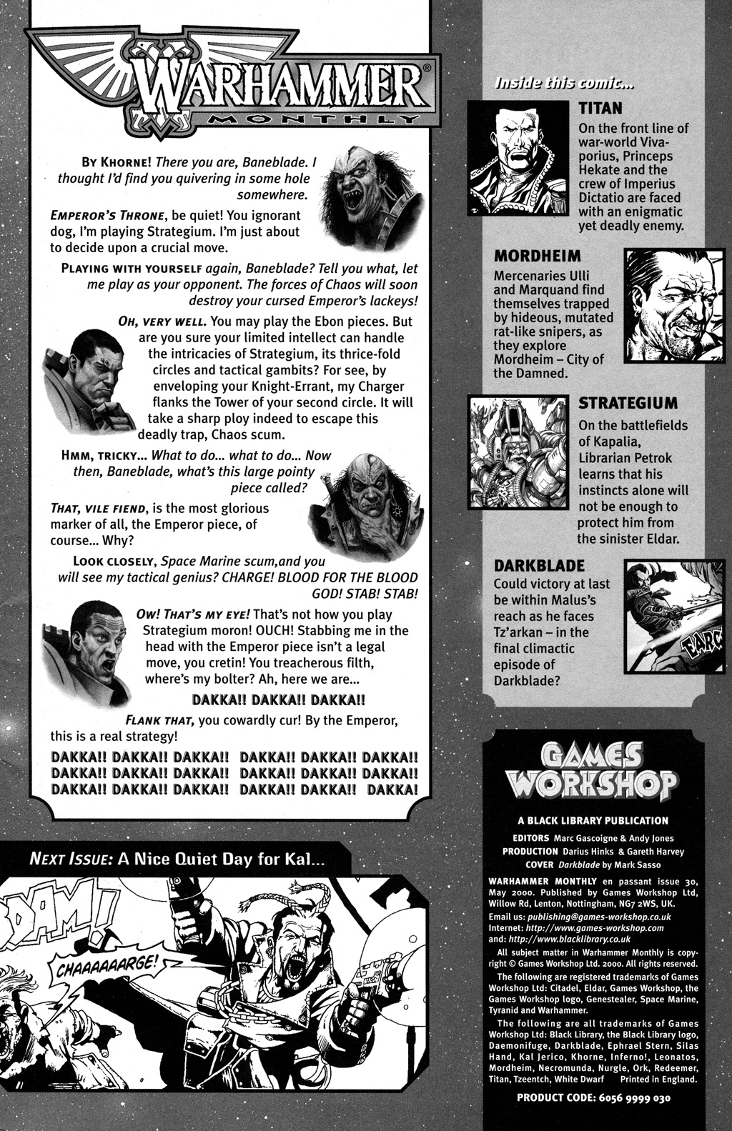 Read online Warhammer Monthly comic -  Issue #30 - 2