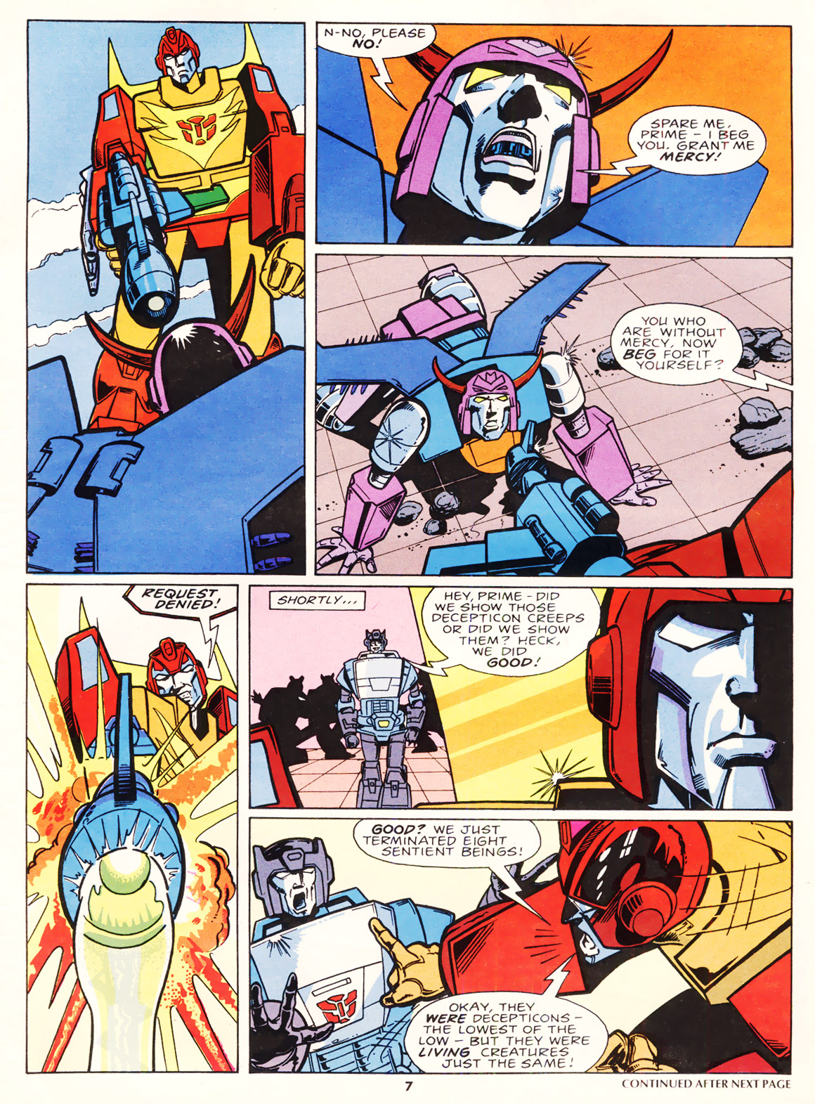 Read online The Transformers (UK) comic -  Issue #114 - 7