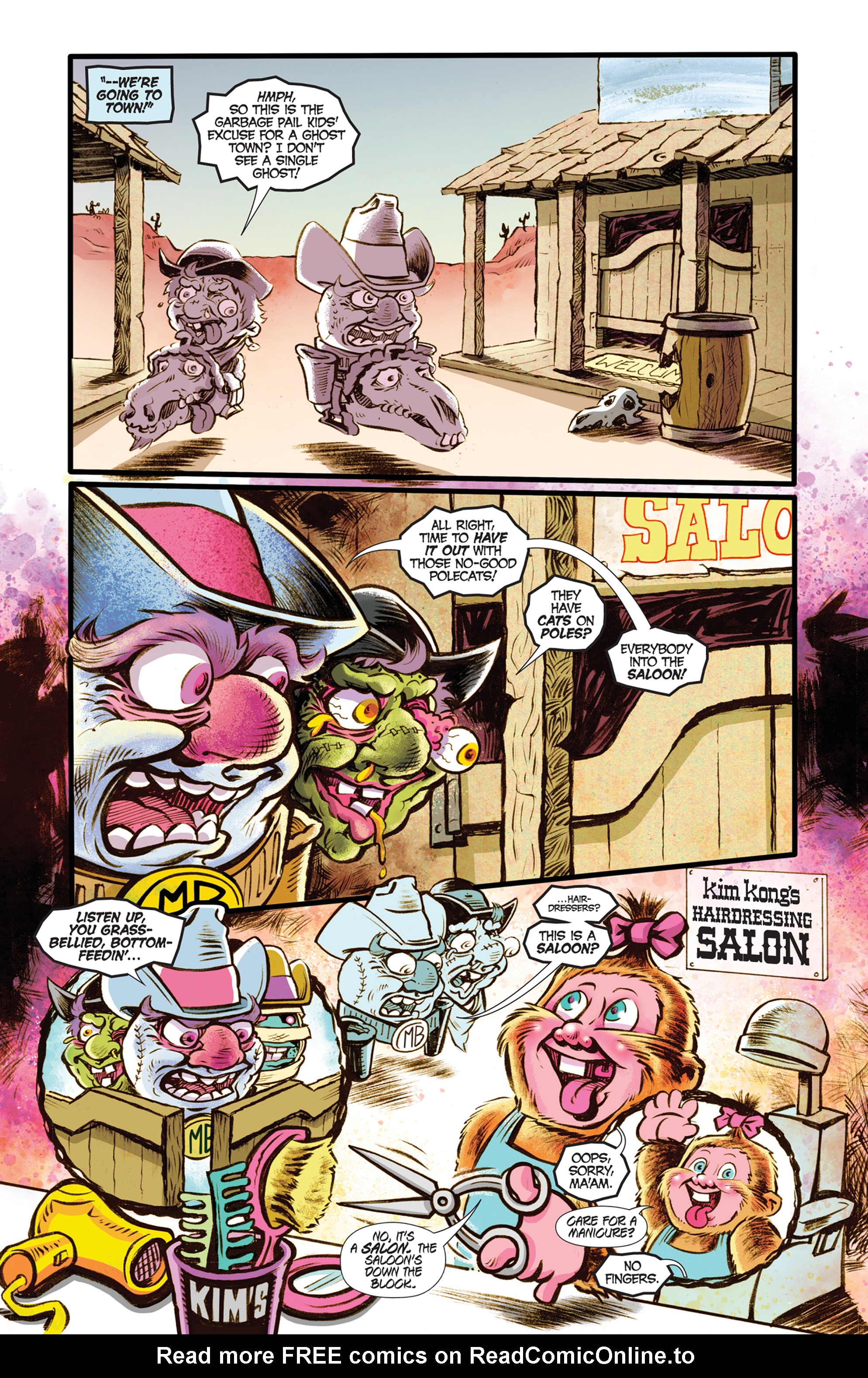 Read online Madballs vs Garbage Pail Kids – Time Again, Slime Again comic -  Issue #3 - 7
