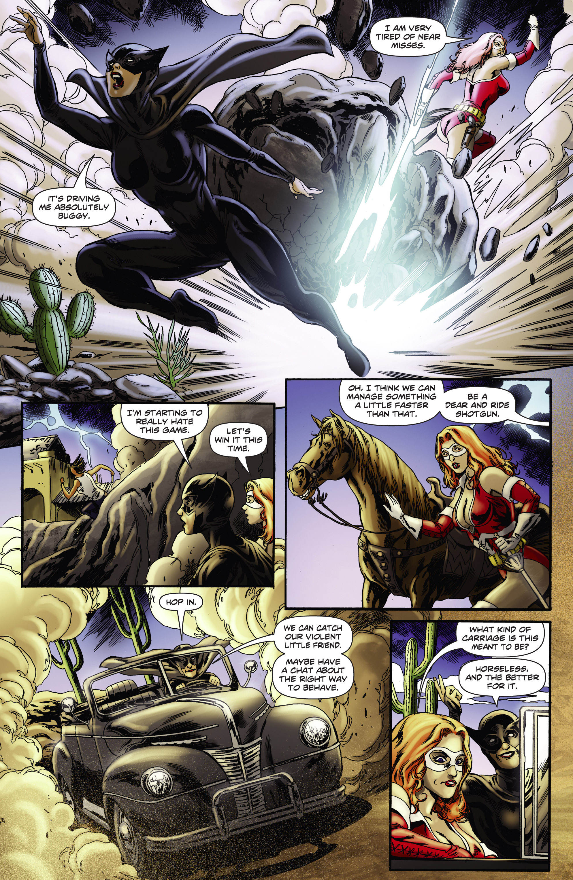 Read online Swords of Sorrow, Miss Fury & Lady Rawhide comic -  Issue # Full - 15