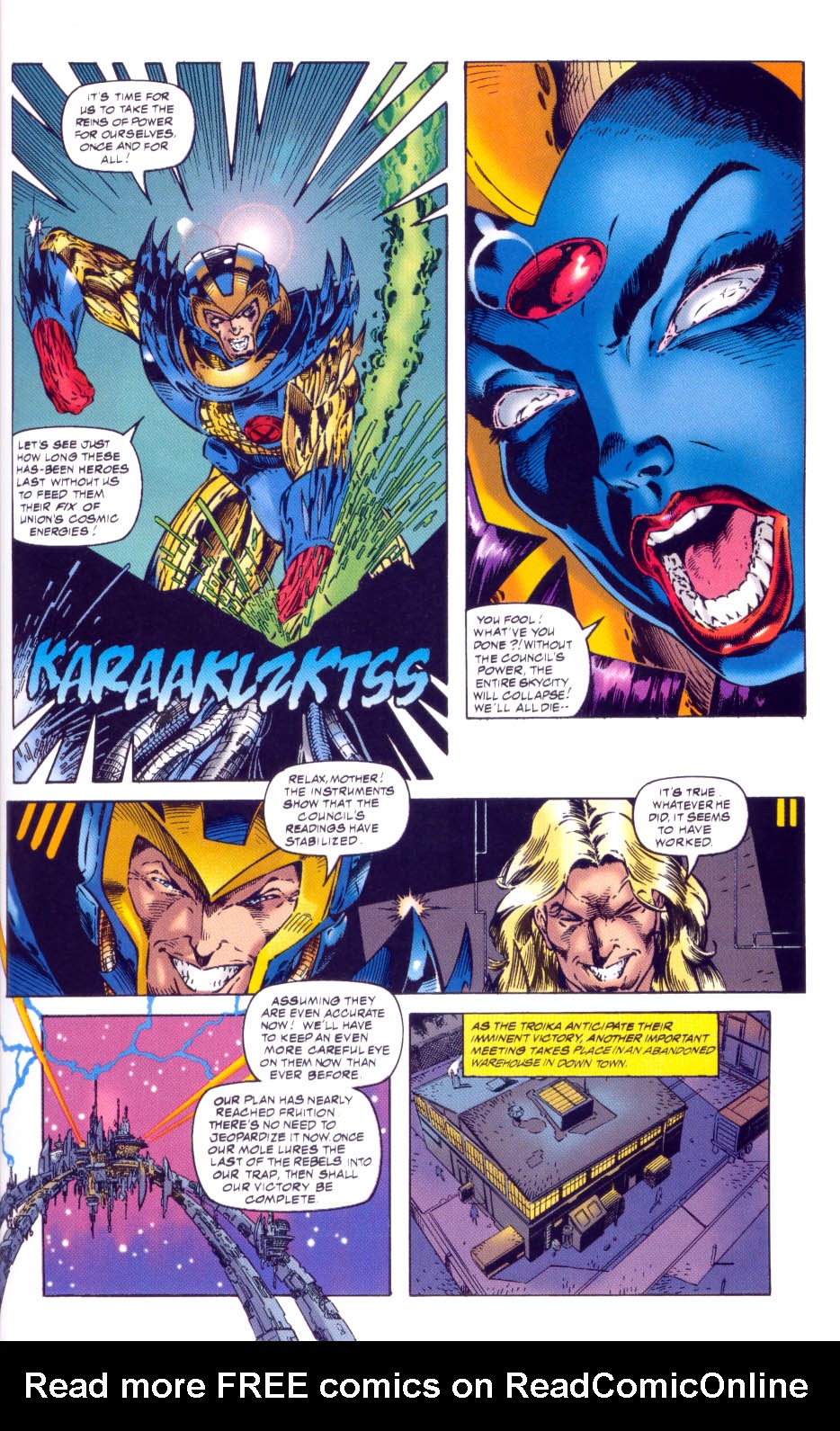 Read online Deathmate comic -  Issue # Black - 17