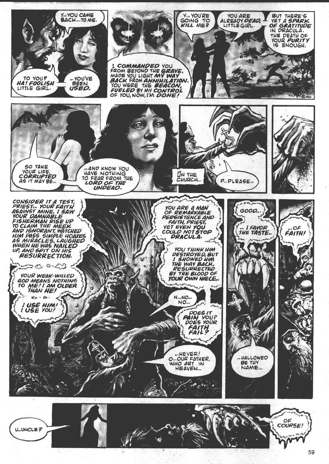 Read online Bizarre Adventures comic -  Issue #33 - 59