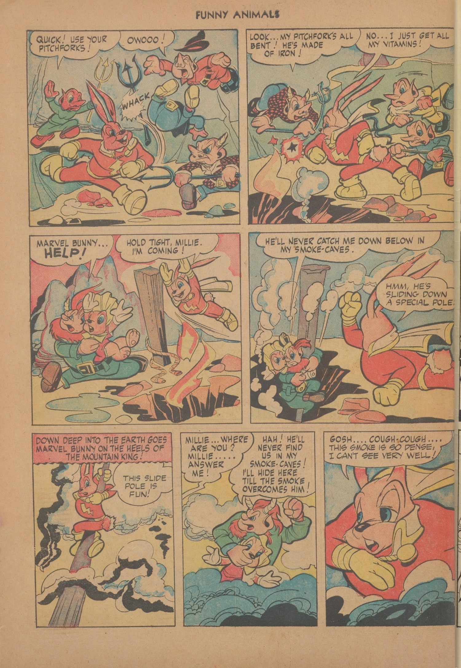 Read online Fawcett's Funny Animals comic -  Issue #61 - 34