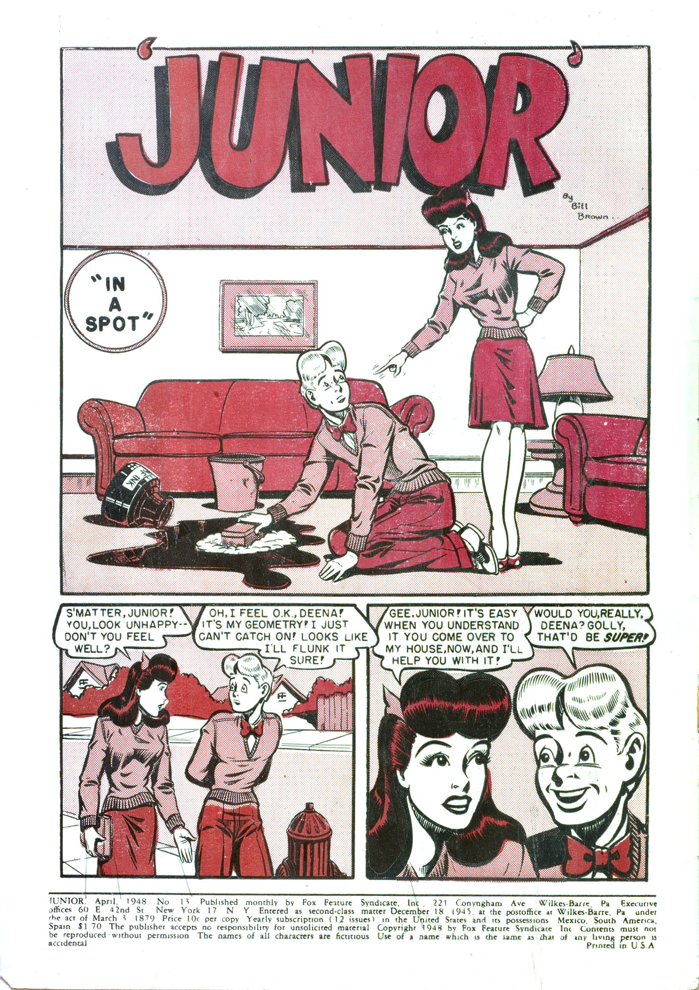 Read online Junior (1947) comic -  Issue #13 - 2