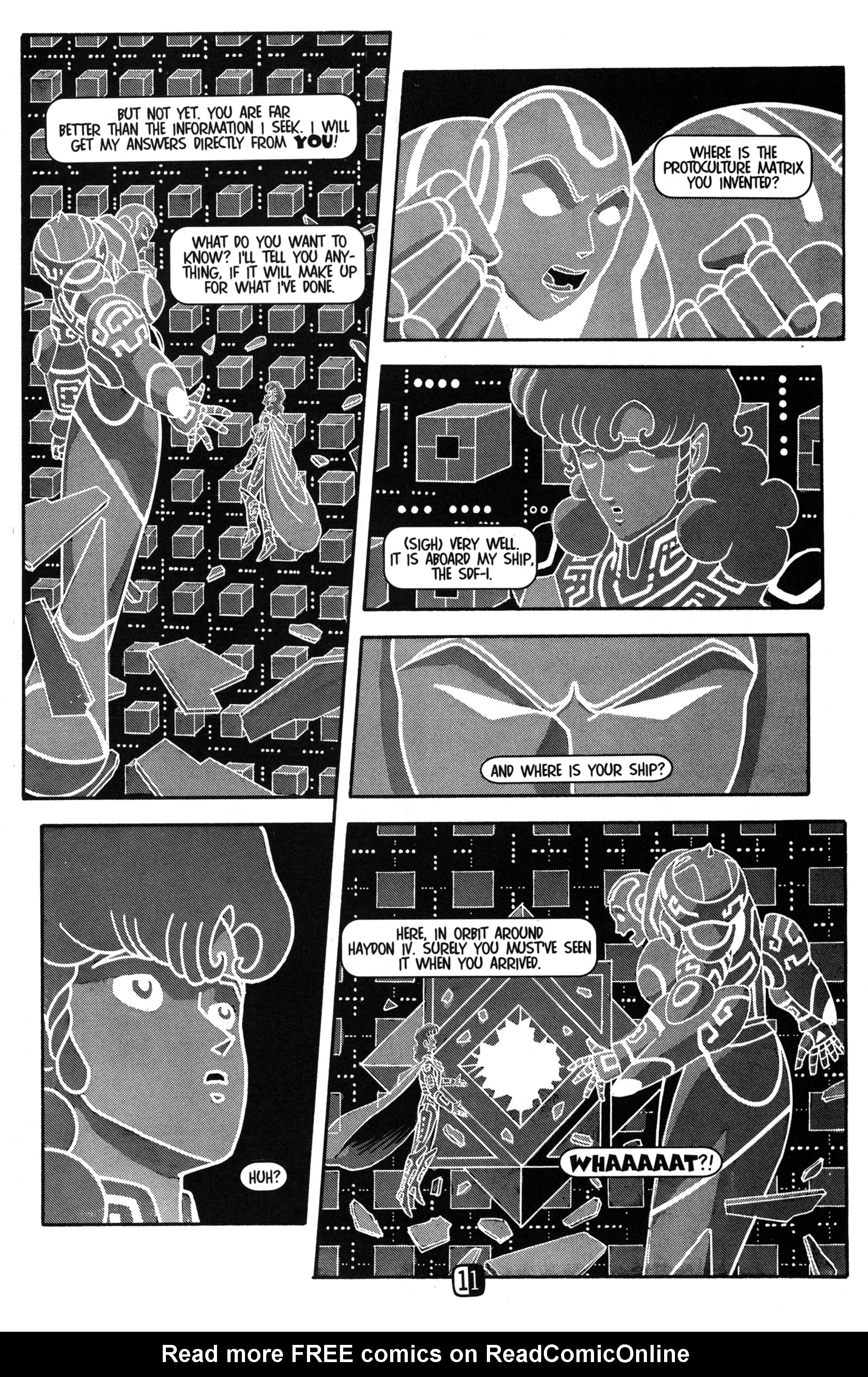 Read online Robotech: Cyber World - Secrets of Haydon IV comic -  Issue # Full - 13