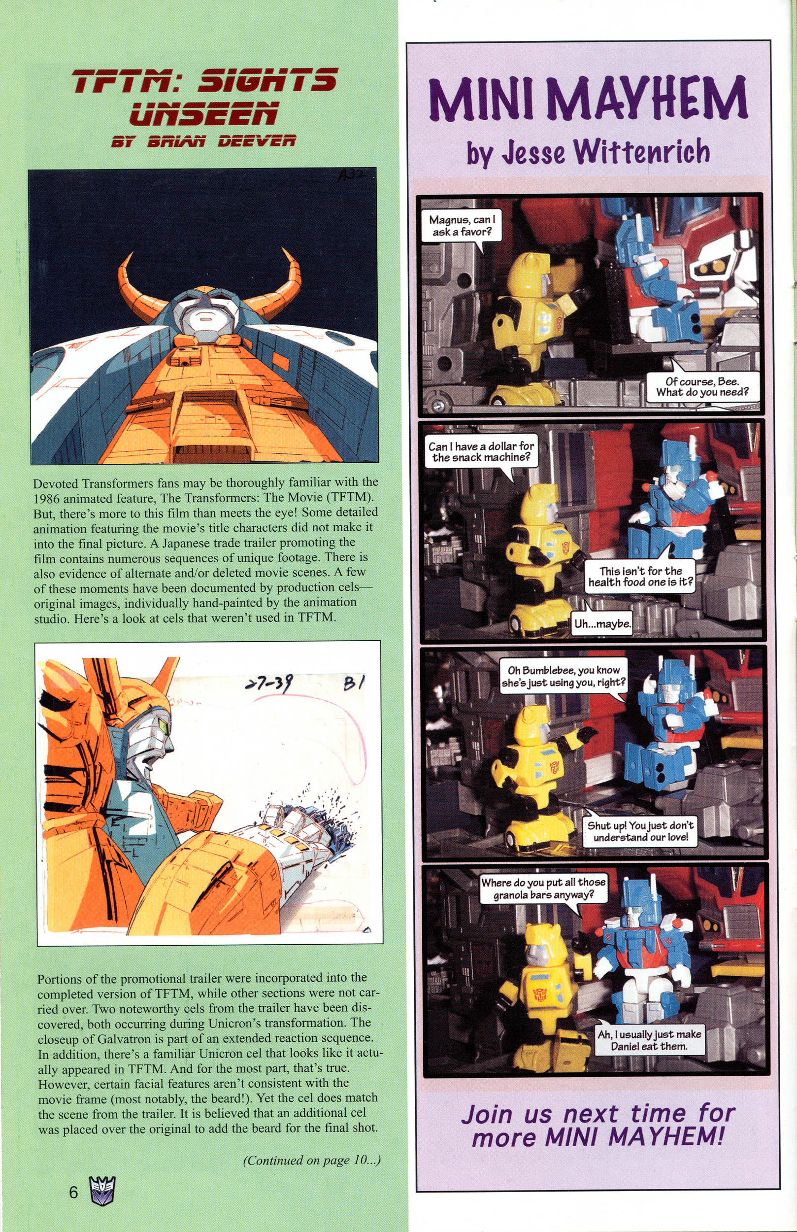 Read online Transformers: Collectors' Club comic -  Issue #12 - 6