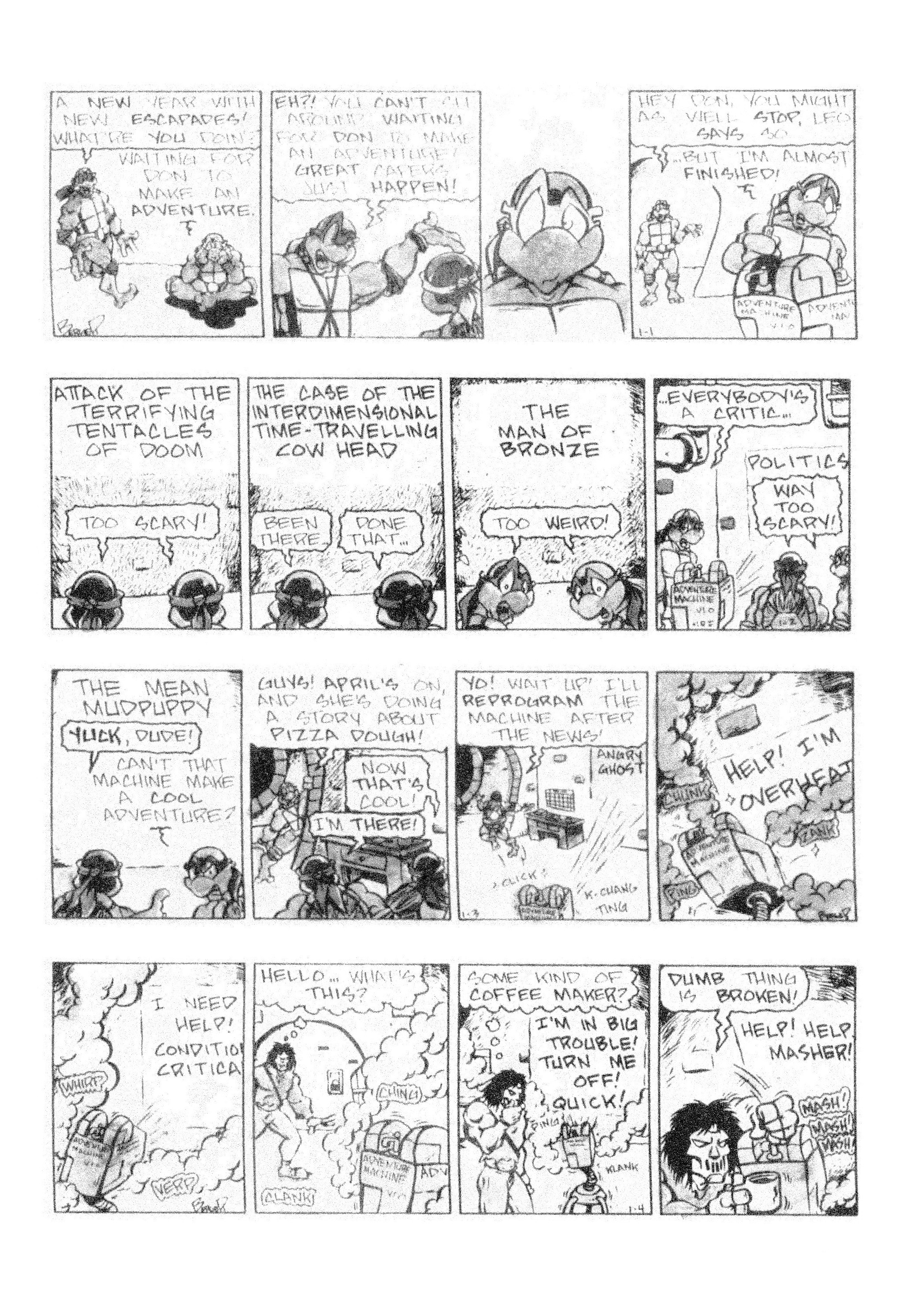 Read online Teenage Mutant Ninja Turtles: Complete Newspaper Daily Comic Strip Collection comic -  Issue # TPB 3 (Part 2) - 35