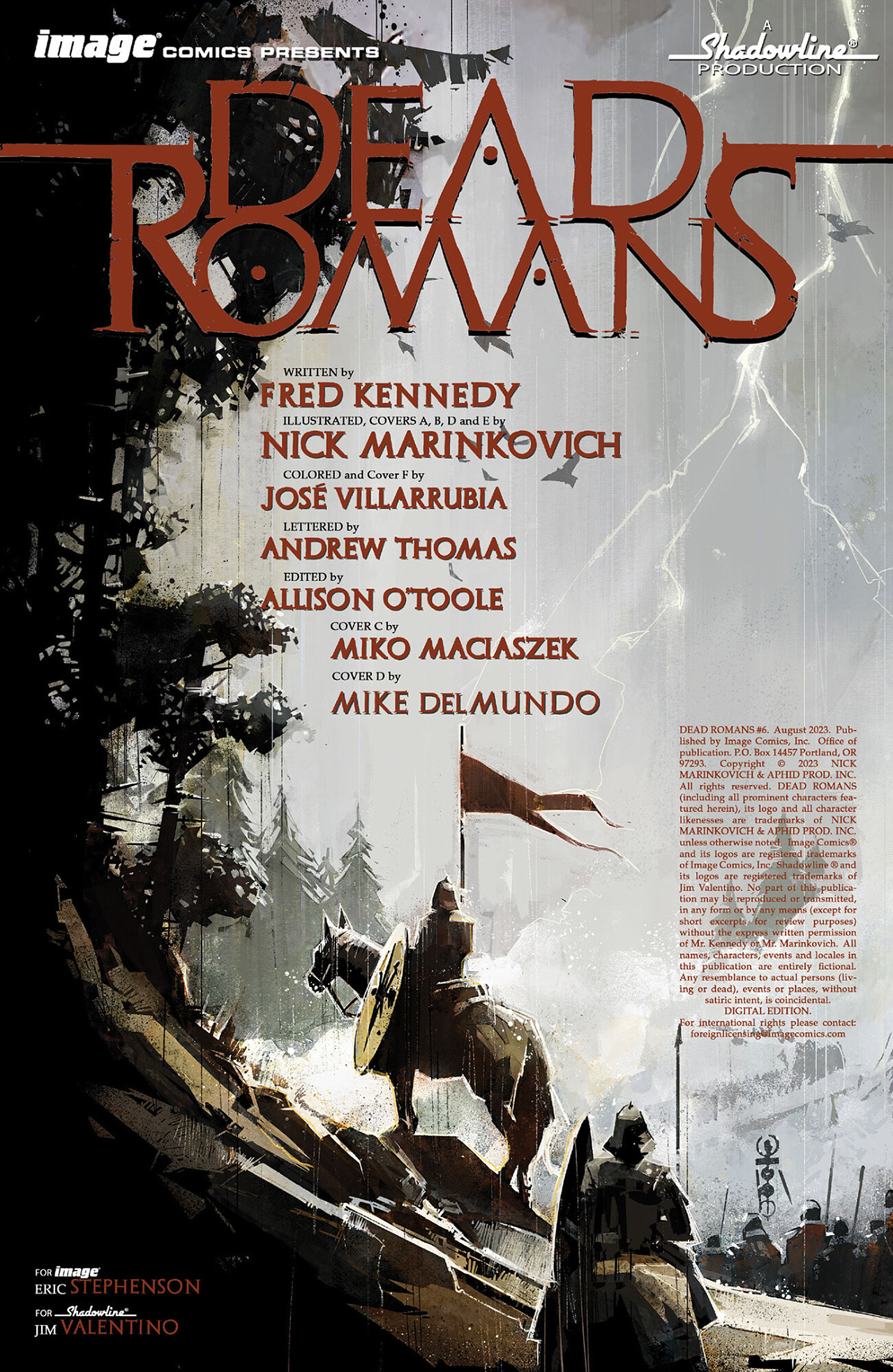 Read online Dead Romans comic -  Issue #6 - 2