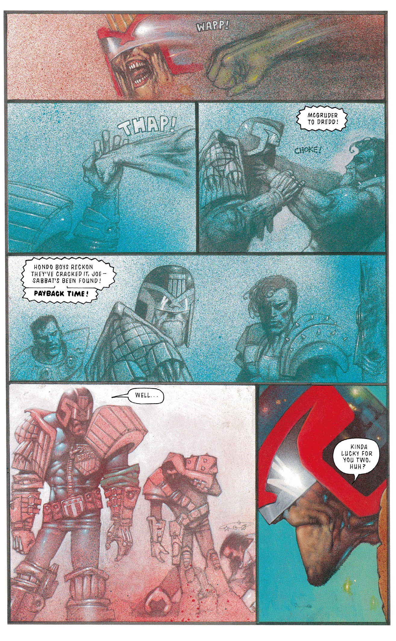 Read online Essential Judge Dredd: Judgement Day comic -  Issue # TPB - 95