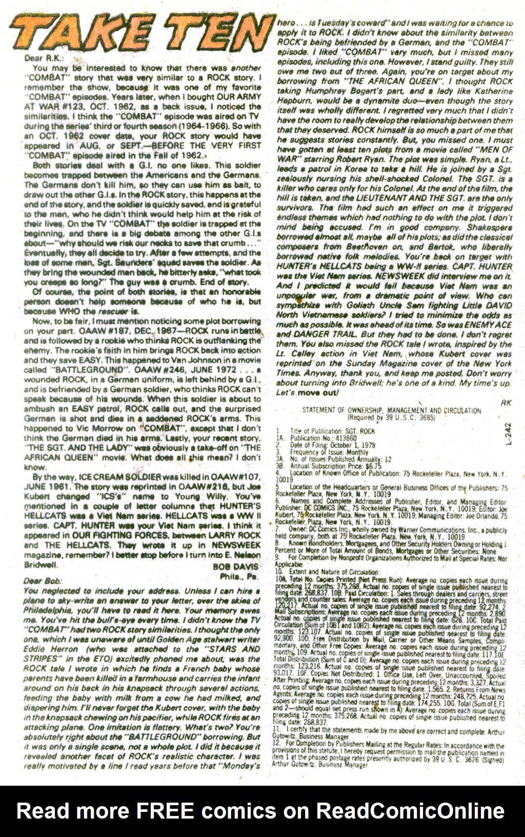 Read online Sgt. Rock comic -  Issue #327 - 30