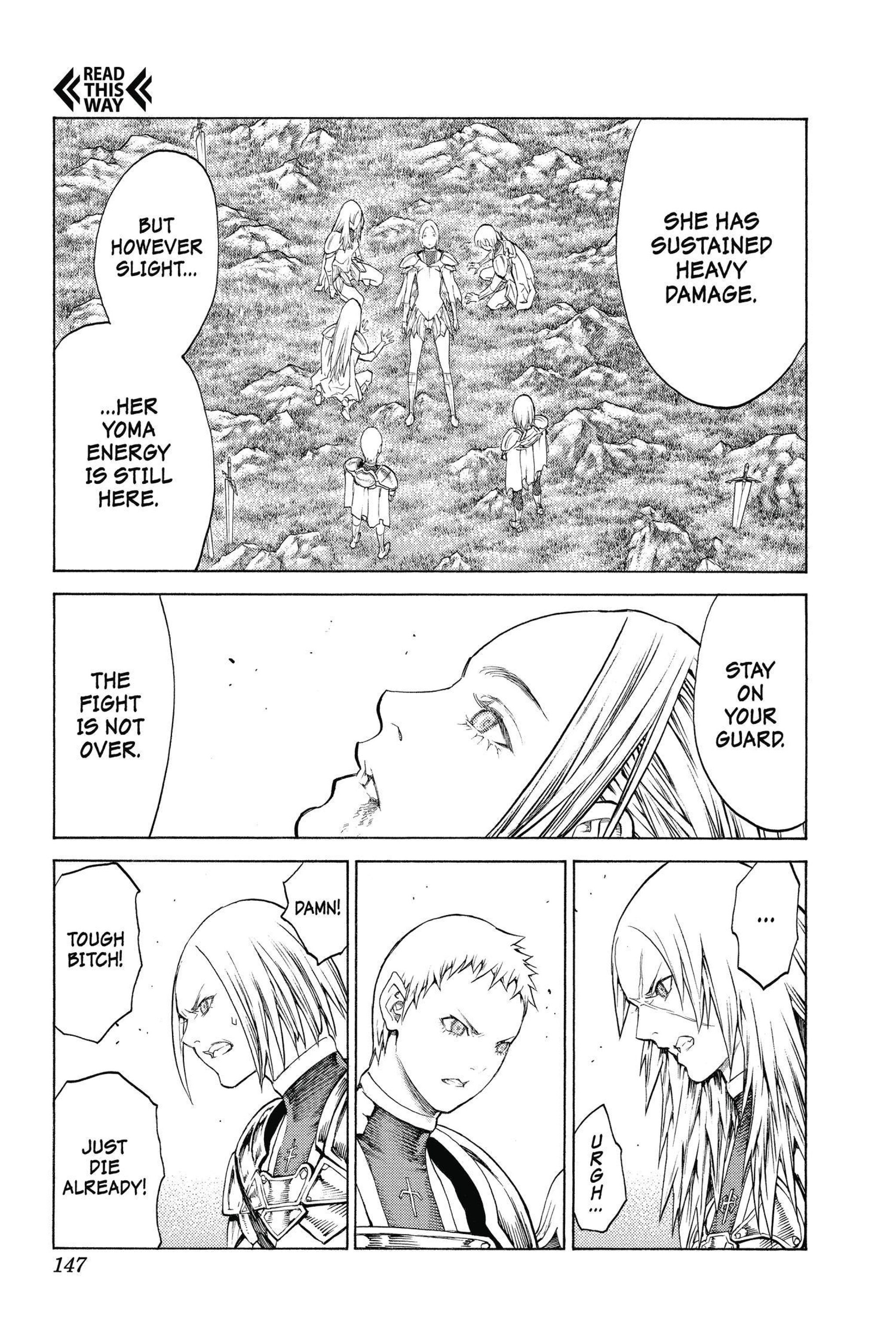 Read online Claymore comic -  Issue #26 - 127