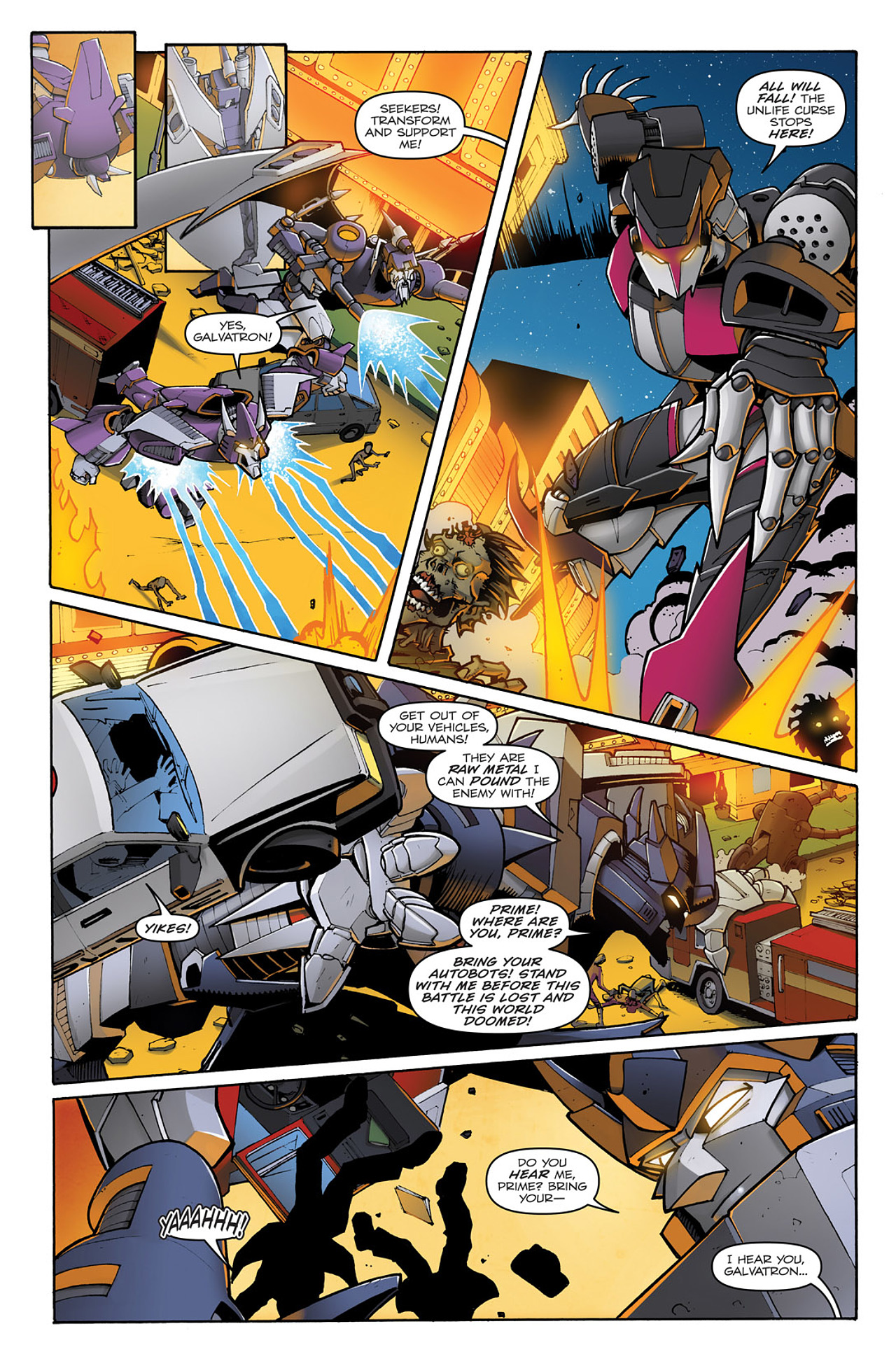 Read online Transformers: Infestation comic -  Issue #1 - 9
