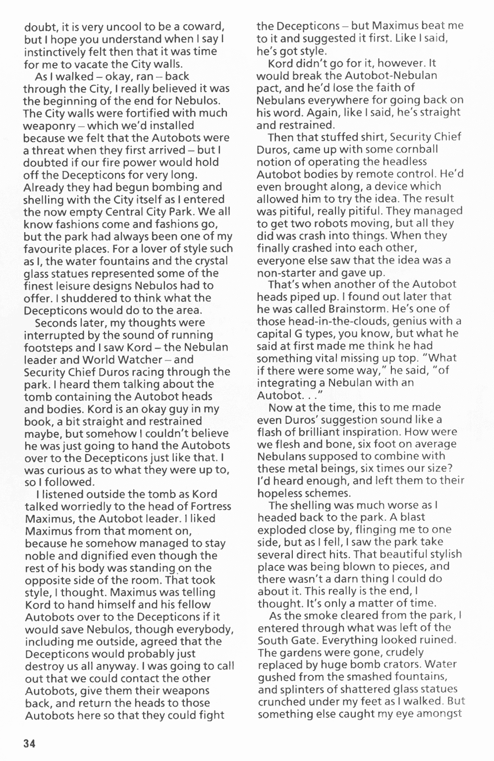 Read online The Transformers Annual comic -  Issue #1987 - 29