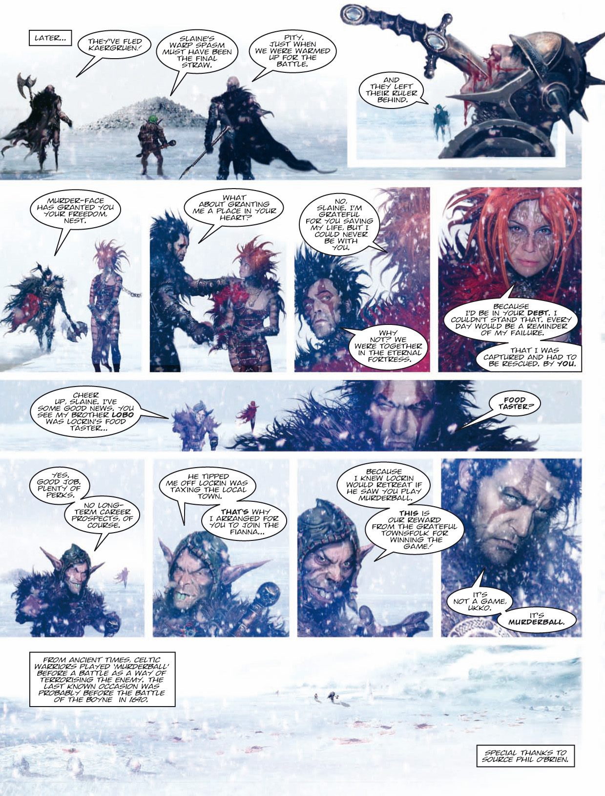 Read online Sláine comic -  Issue # TPB 13 - 126