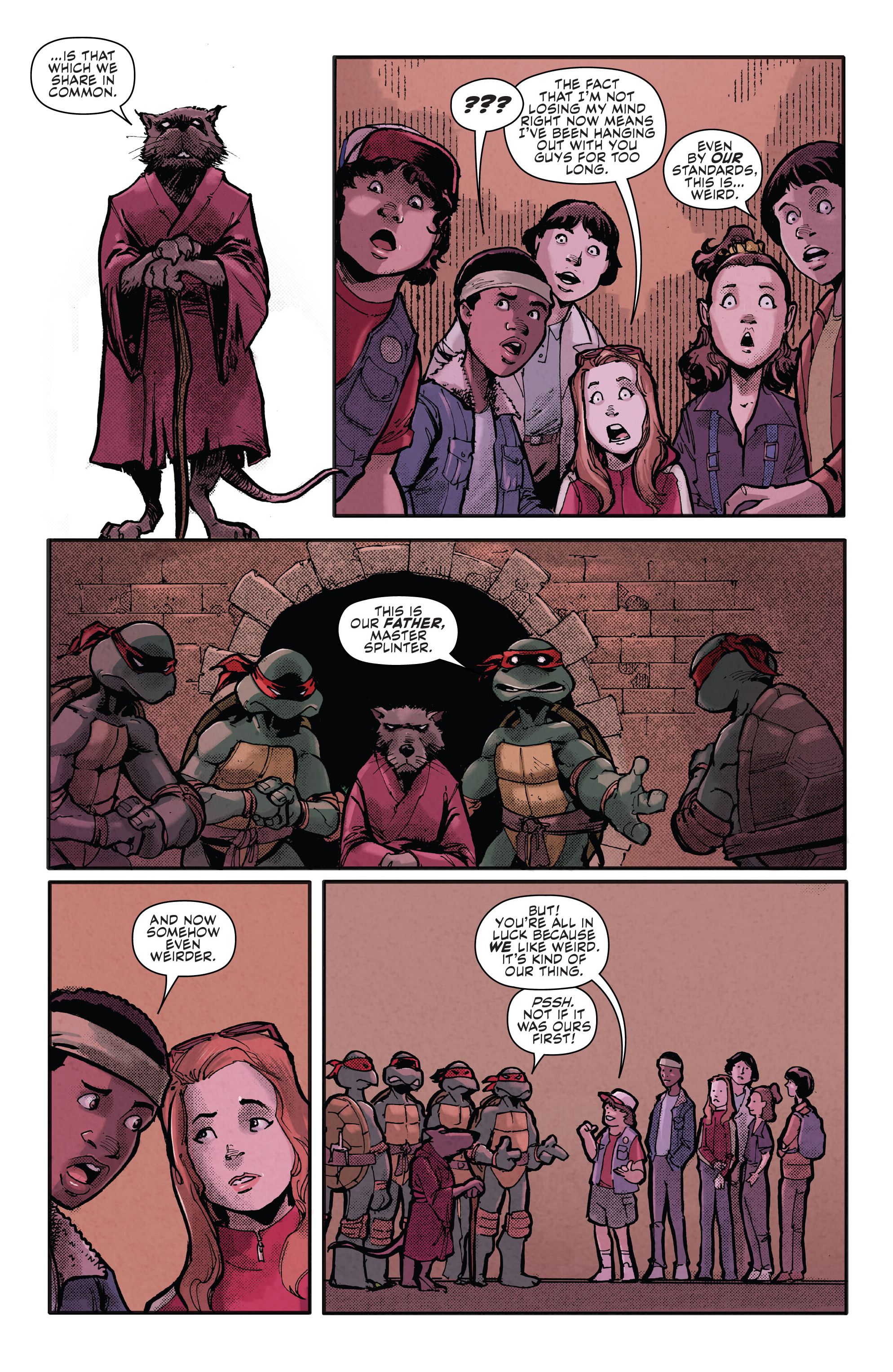 Read online Teenage Mutant Ninja Turtles x Stranger Things comic -  Issue #1 - 12