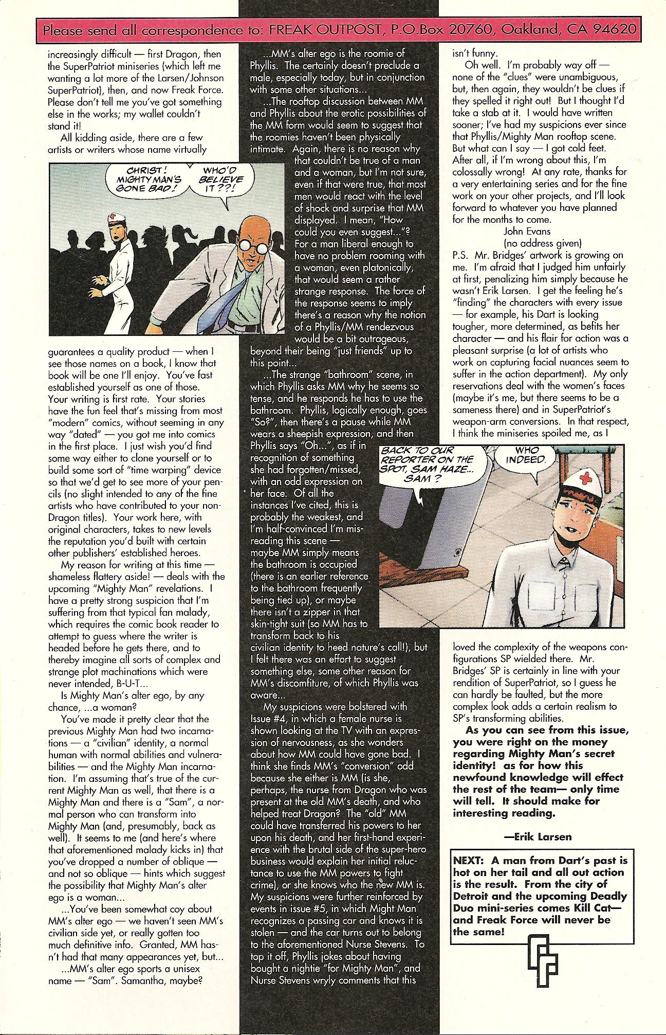 Read online Freak Force (1993) comic -  Issue #6 - 31