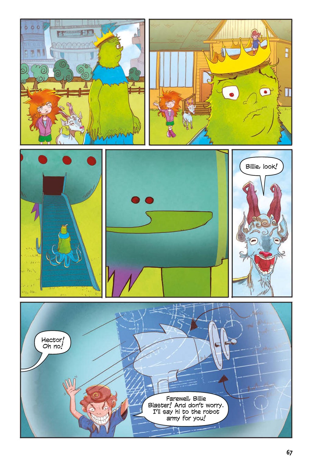 Read online Billie Blaster and the Robot Army From Outer Space comic -  Issue # TPB (Part 1) - 71