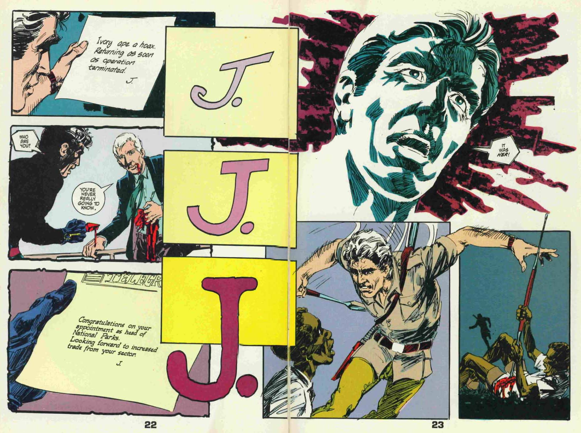 Read online Jon Sable, Freelance comic -  Issue #38 - 22